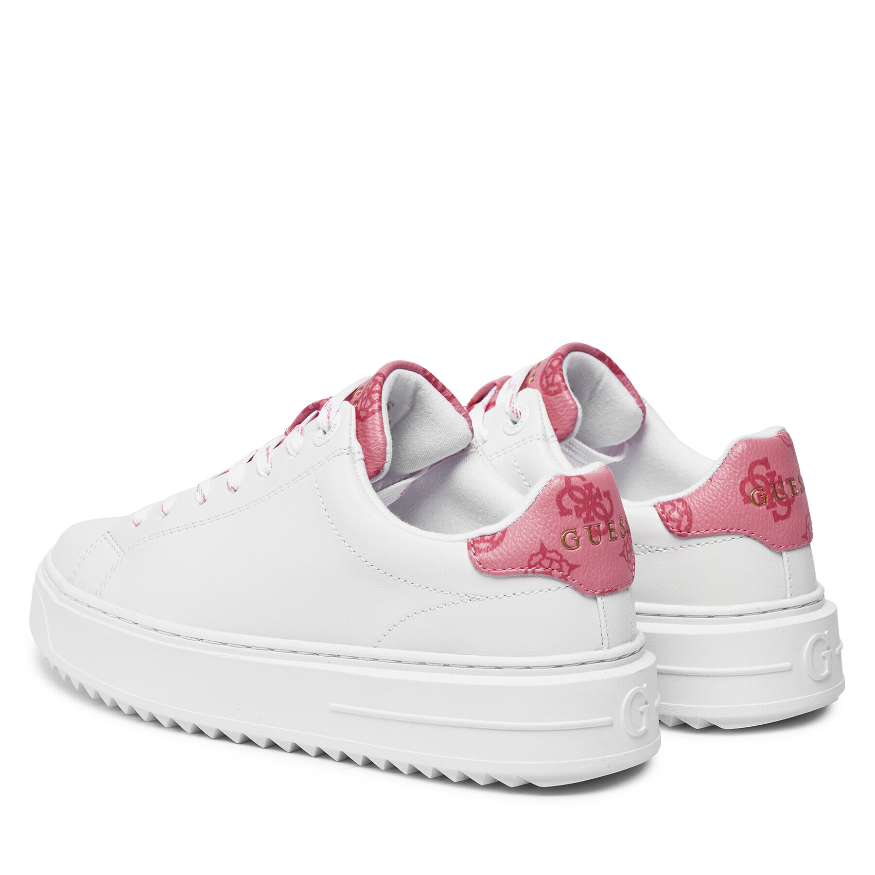 Guess Сникърси Denesa4 FLPDS4 FAL12 Бял - Pepit.bg