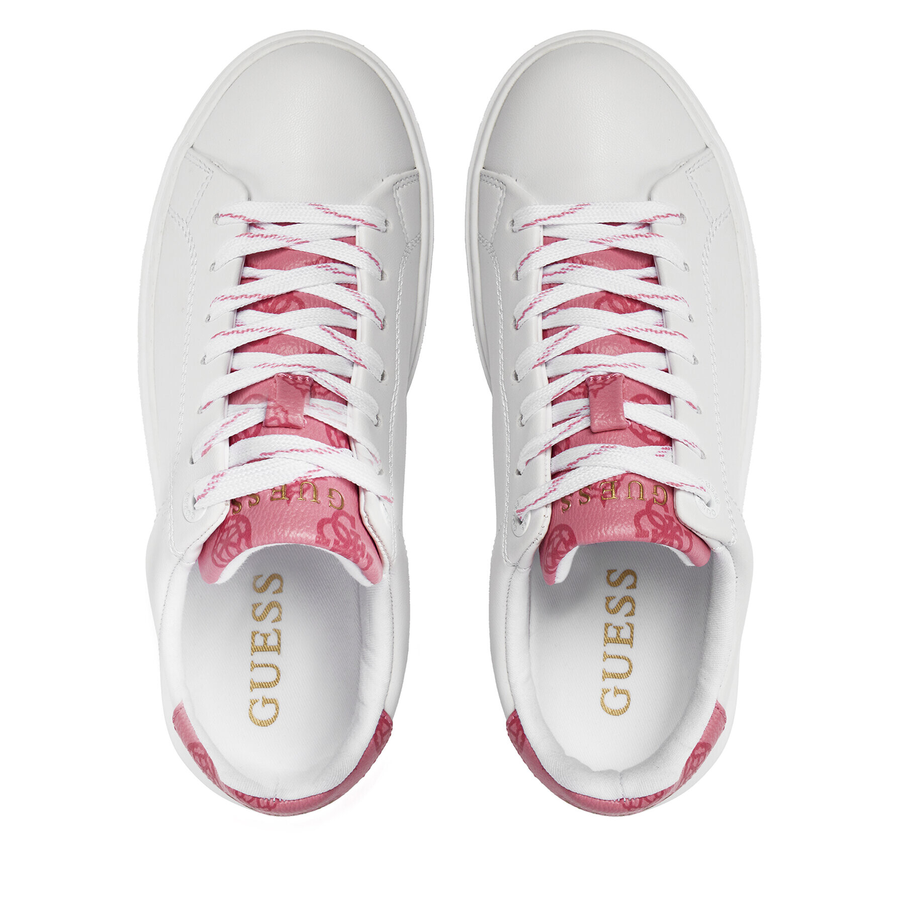 Guess Сникърси Denesa4 FLPDS4 FAL12 Бял - Pepit.bg