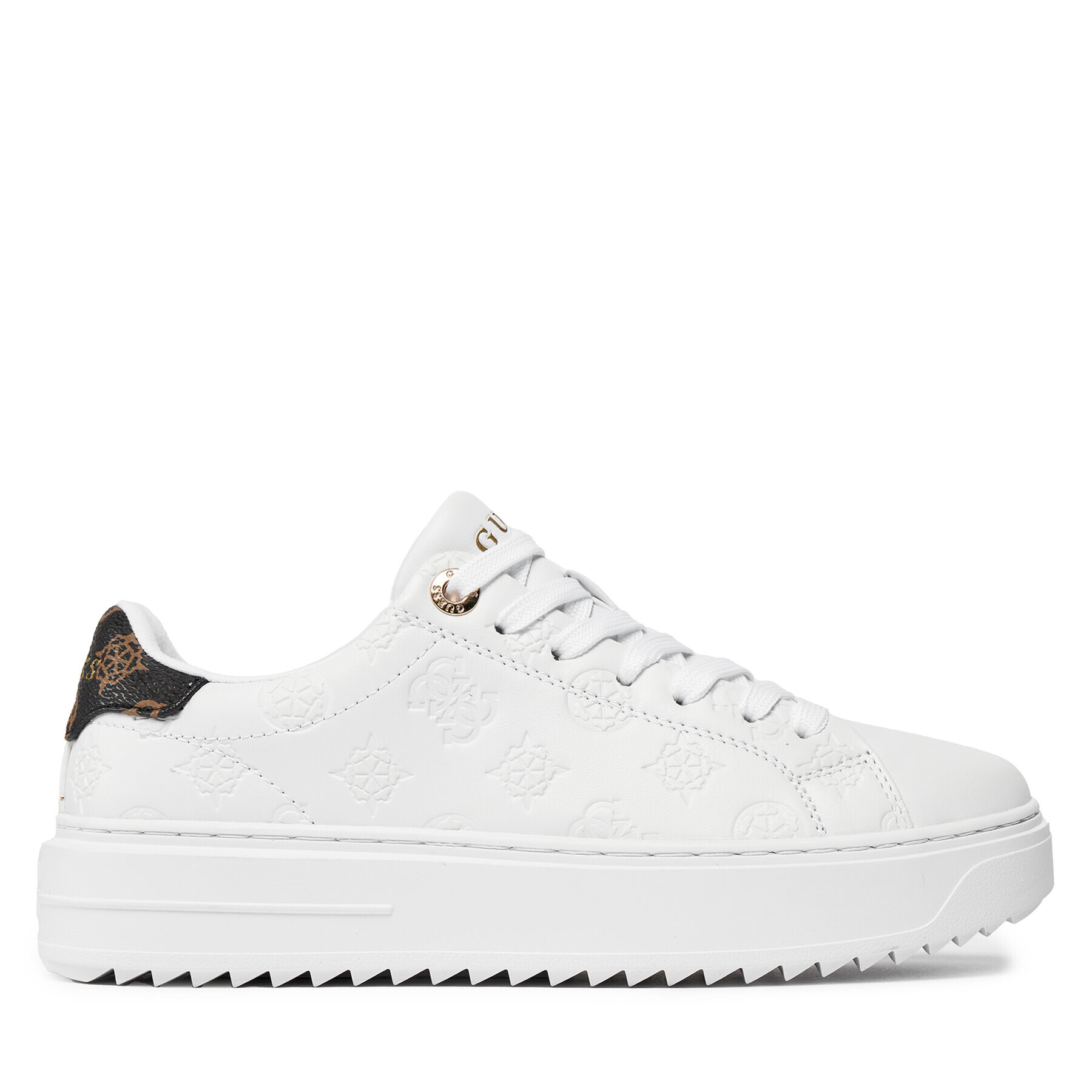 Guess Сникърси Denesa4 FLPDS4 FAL12 Бял - Pepit.bg