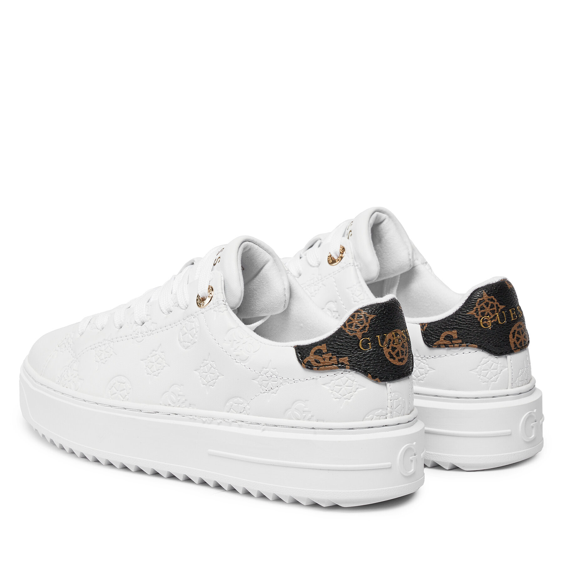 Guess Сникърси Denesa4 FLPDS4 FAL12 Бял - Pepit.bg