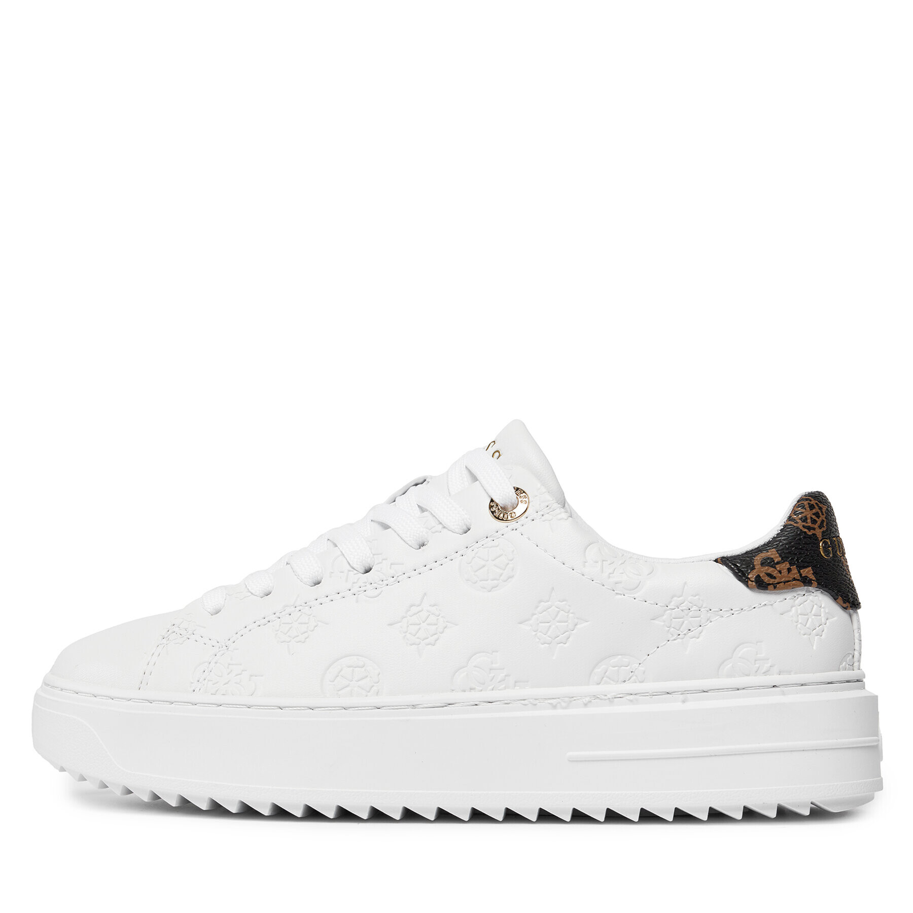 Guess Сникърси Denesa4 FLPDS4 FAL12 Бял - Pepit.bg