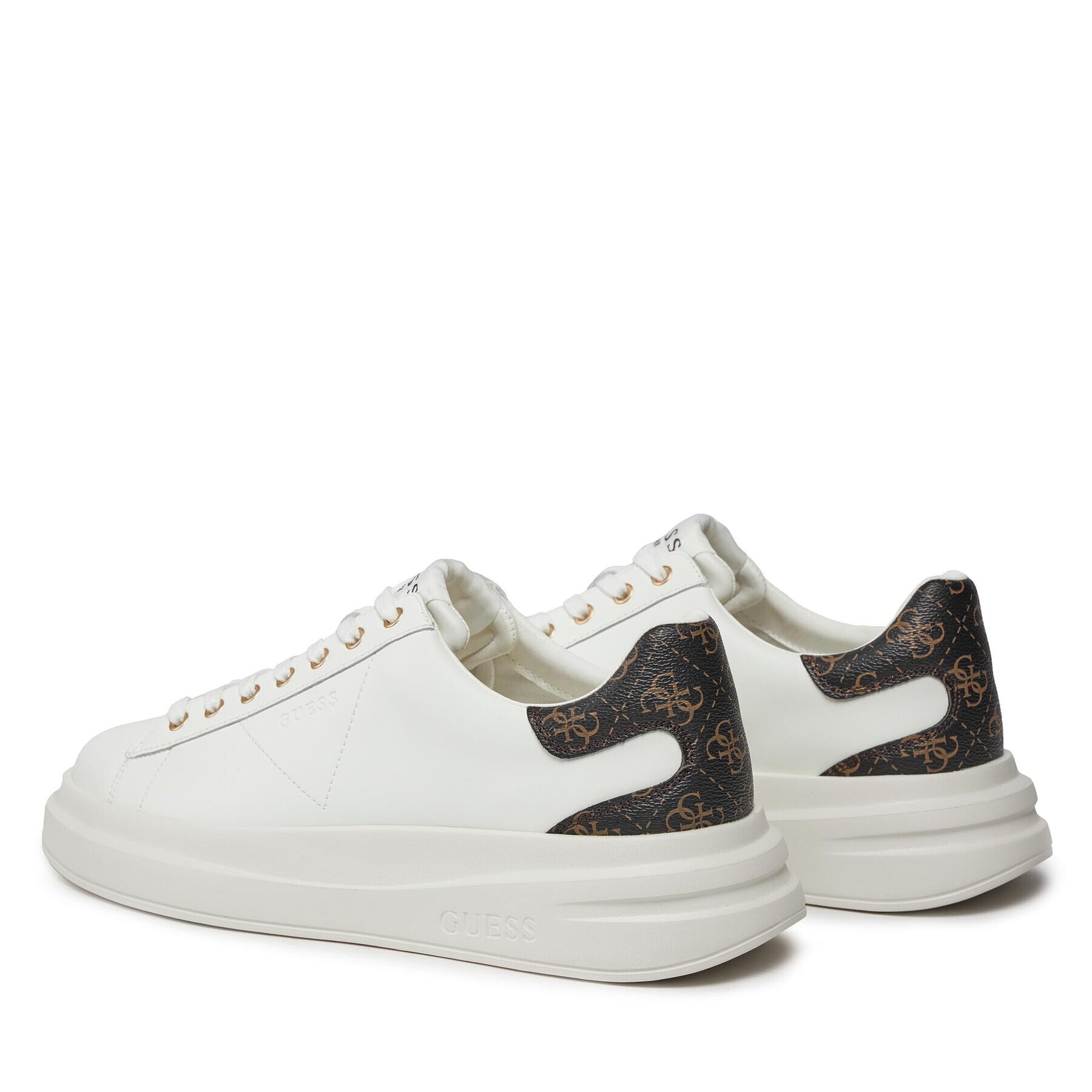 Guess Сникърси Elba FMPVIB LEA12 Бял - Pepit.bg