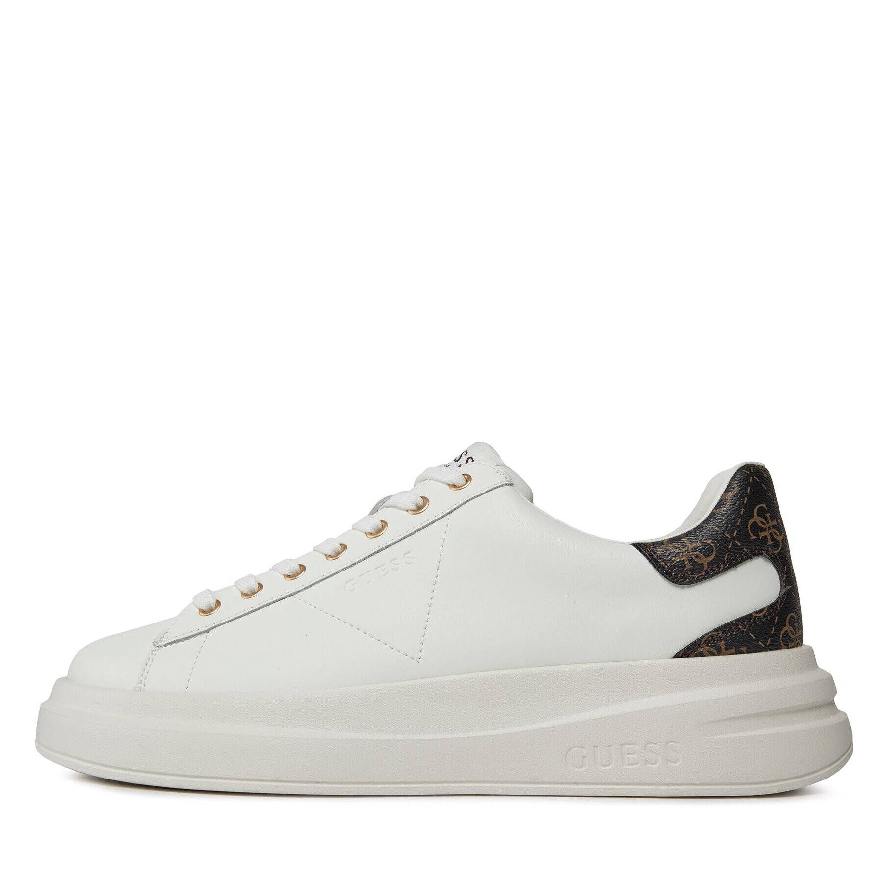 Guess Сникърси Elba FMPVIB LEA12 Бял - Pepit.bg