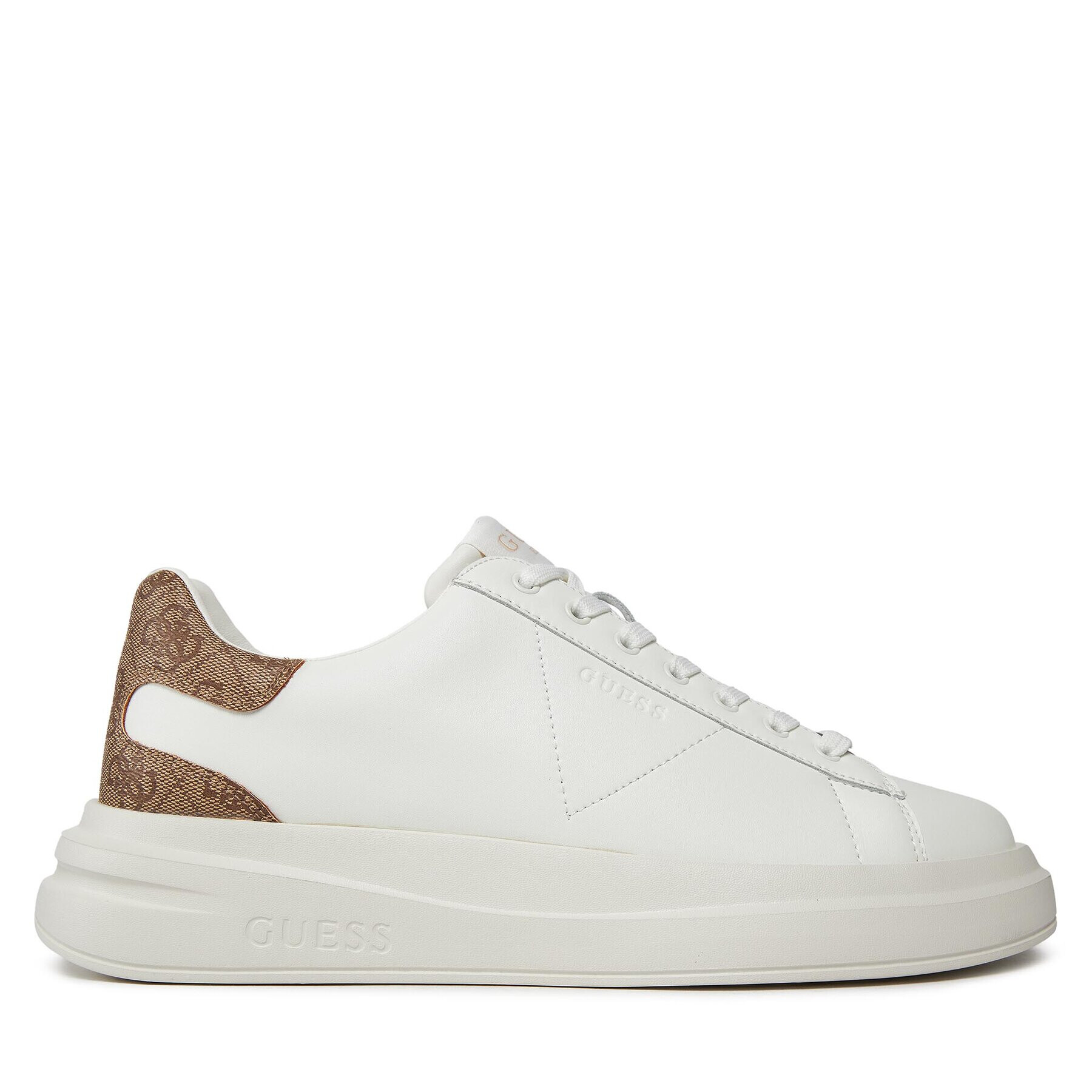 Guess Сникърси Elba FMPVIB LEA12 Бял - Pepit.bg