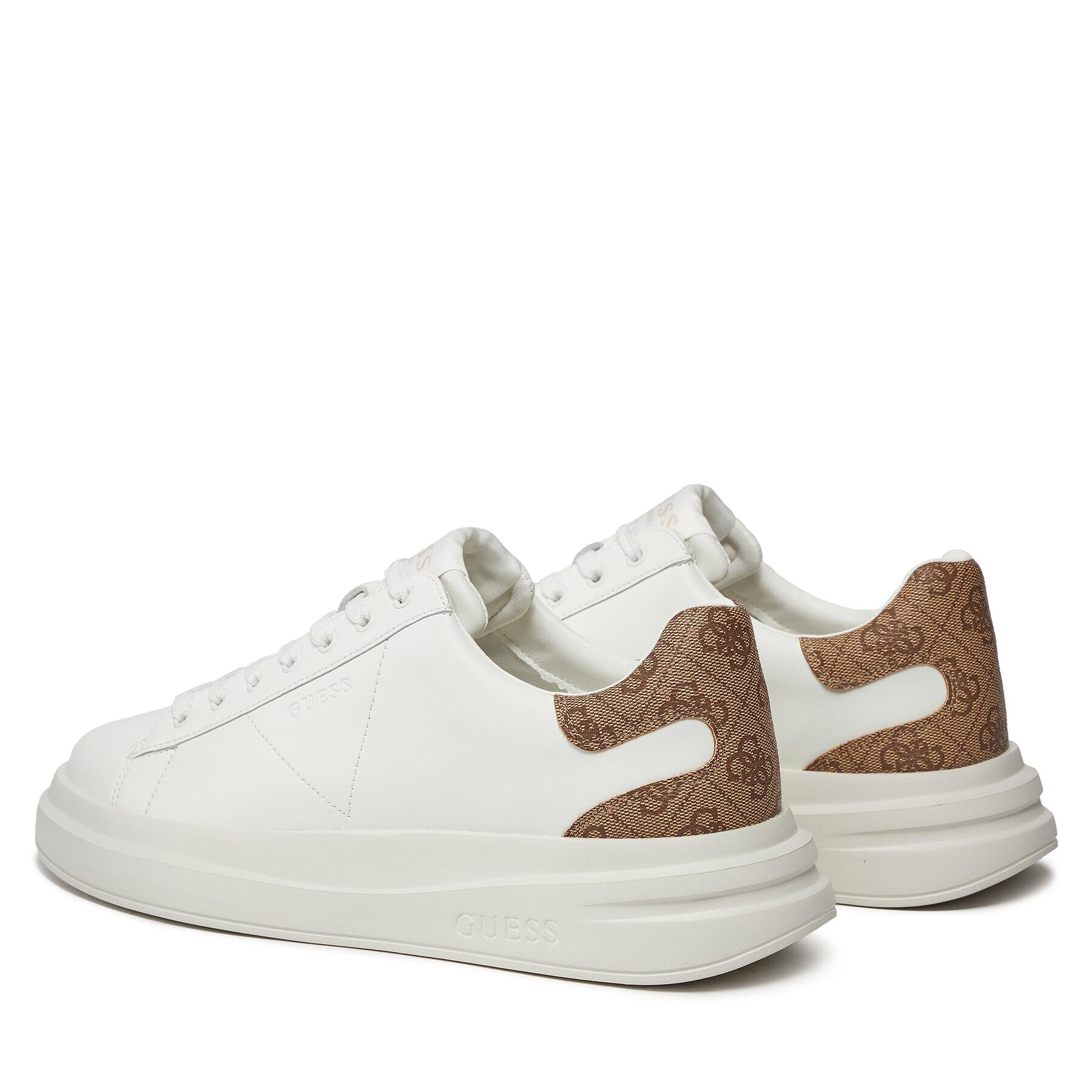 Guess Сникърси Elba FMPVIB LEA12 Бял - Pepit.bg