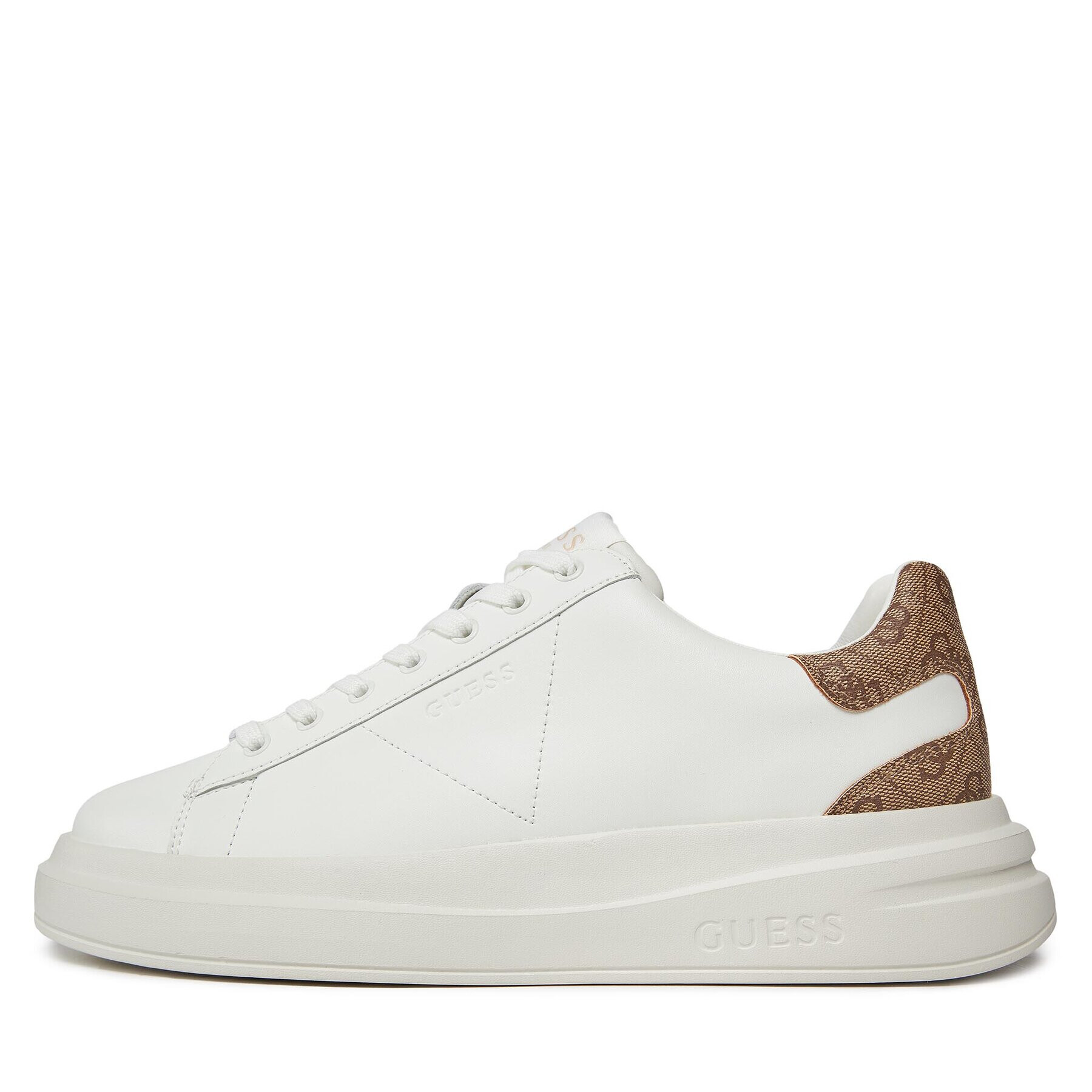 Guess Сникърси Elba FMPVIB LEA12 Бял - Pepit.bg