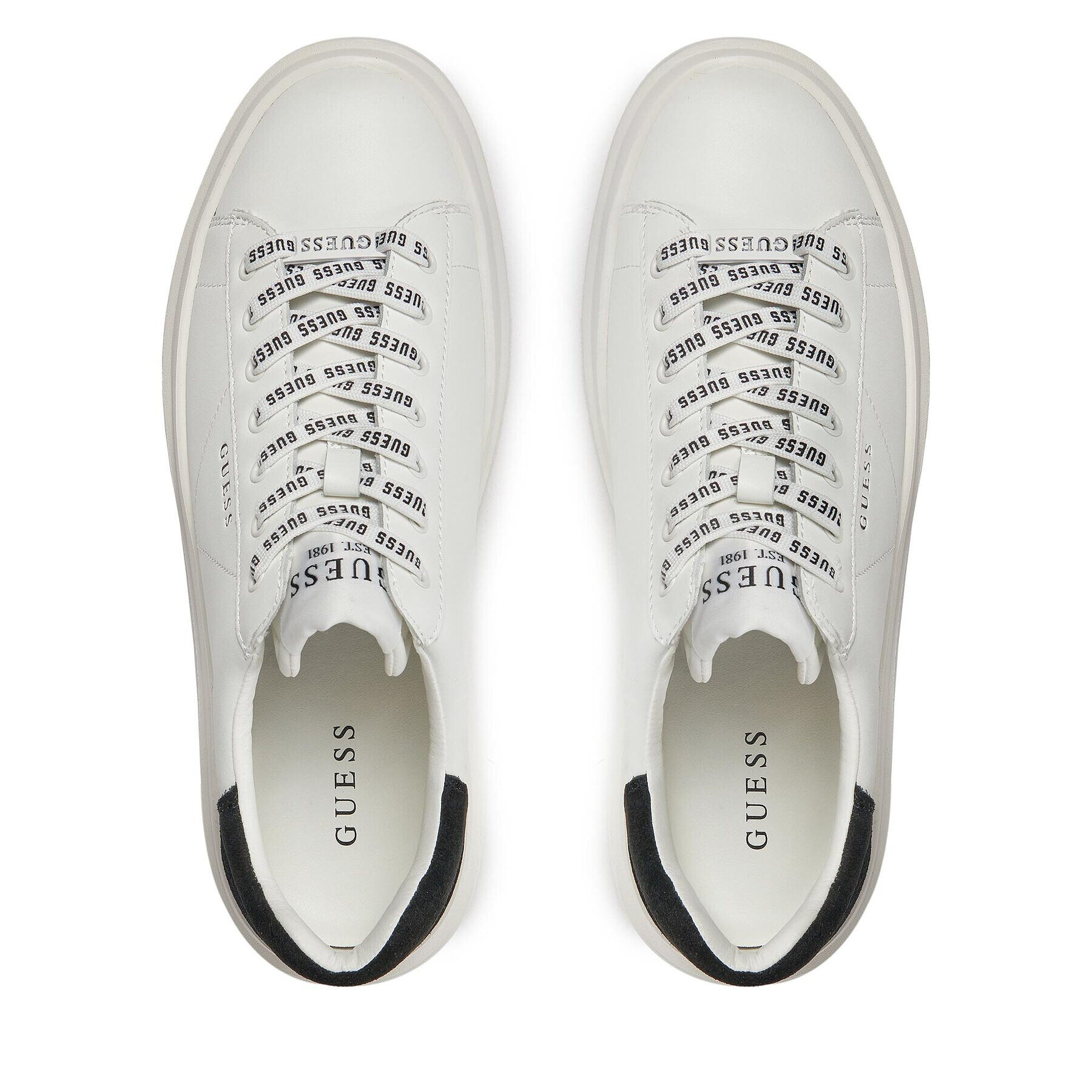 Guess Сникърси Elba FMPVIB SUE12 Бял - Pepit.bg