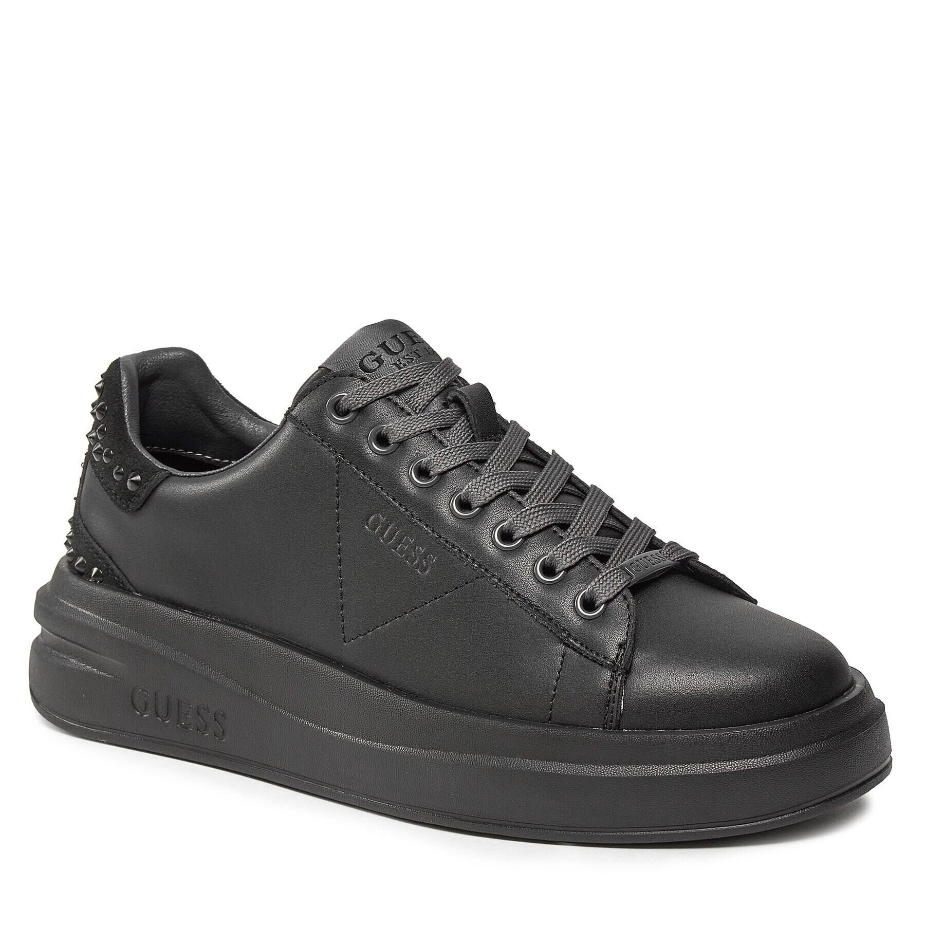 Guess Сникърси Elbina FLPVIB LEP12 Черен - Pepit.bg