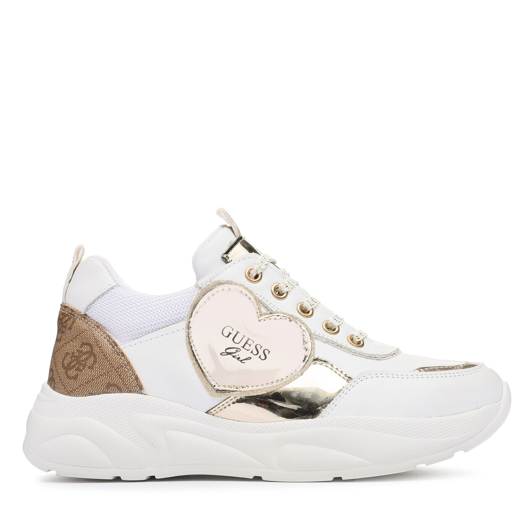Guess Сникърси FJ7CLA LEA12 Бял - Pepit.bg