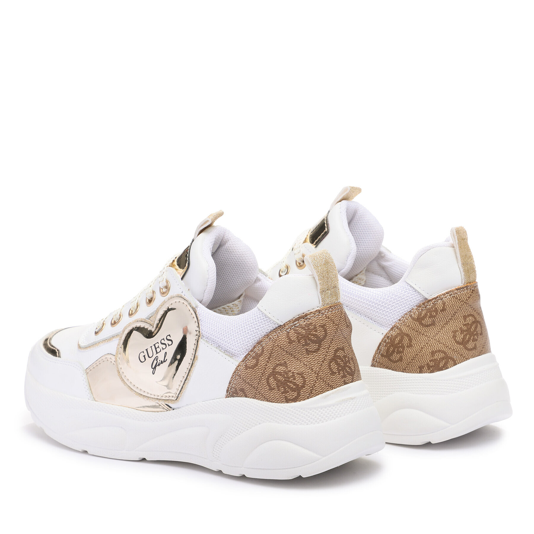 Guess Сникърси FJ7CLA LEA12 Бял - Pepit.bg