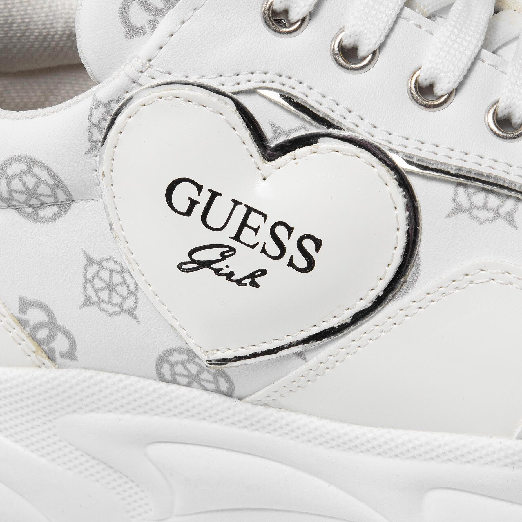 Guess Сникърси FJCLA8 FAL12 Бял - Pepit.bg