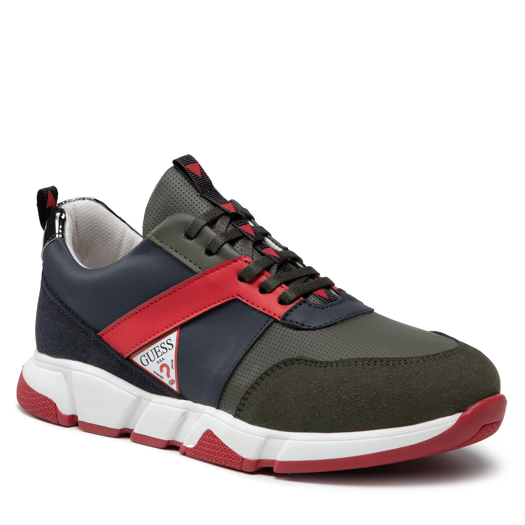 Guess Сникърси FJRIC8 ELE12 Зелен - Pepit.bg