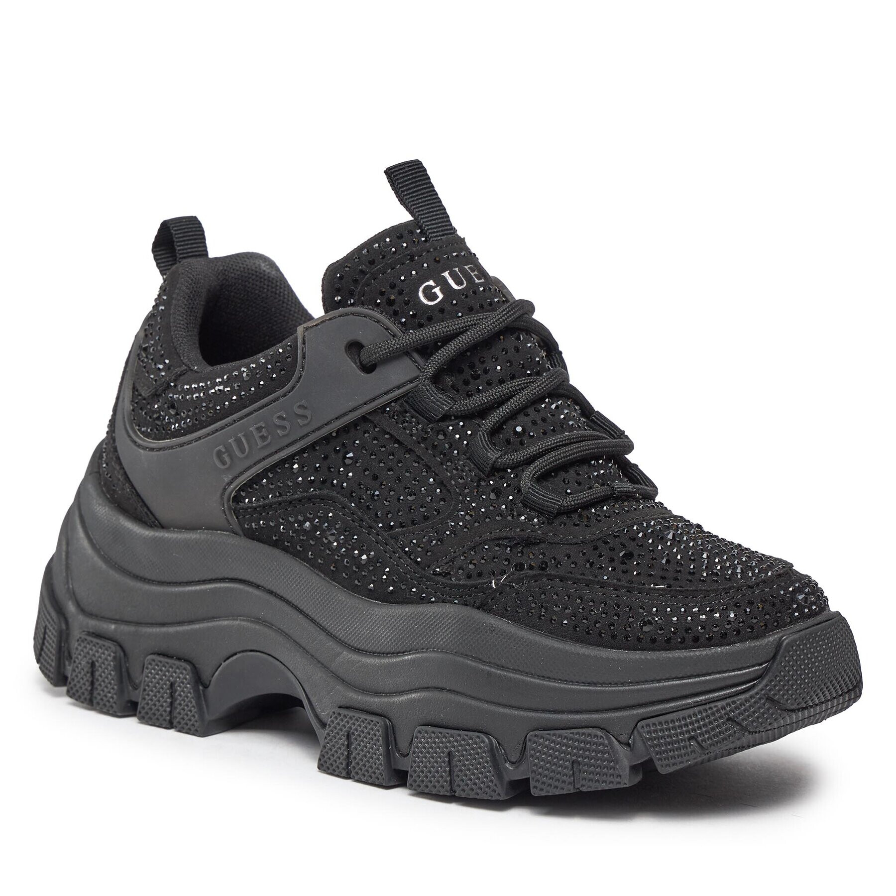 Guess Сникърси FL82BI ESU12 Черен - Pepit.bg