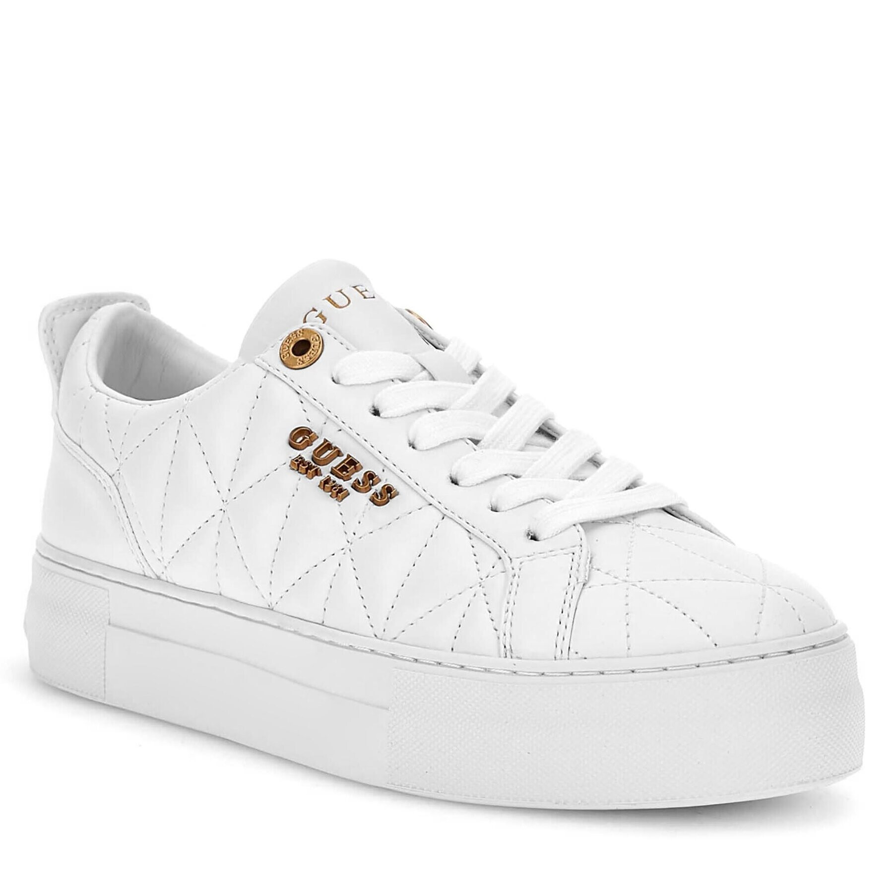 Guess Сникърси FL8GEA ELE12 Бял - Pepit.bg
