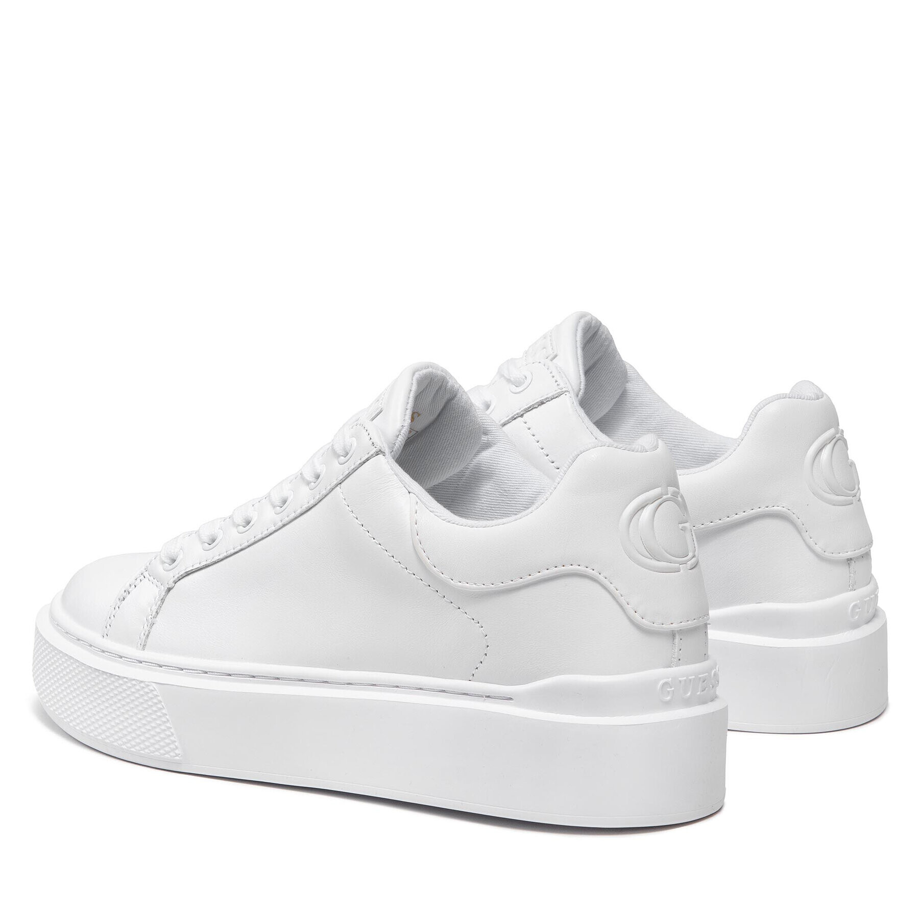 Guess Сникърси FL8HZY LEP12 Бял - Pepit.bg