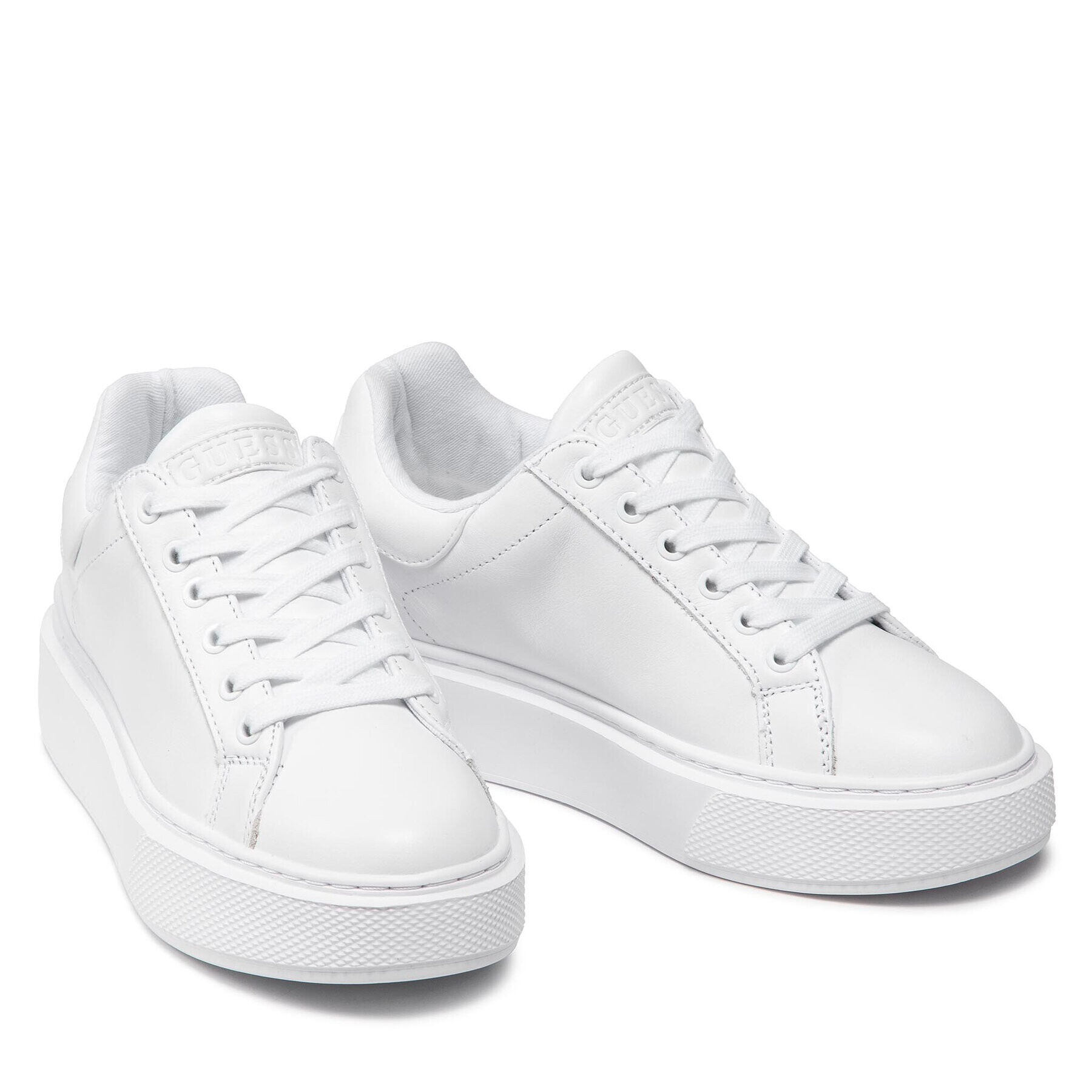 Guess Сникърси FL8HZY LEP12 Бял - Pepit.bg