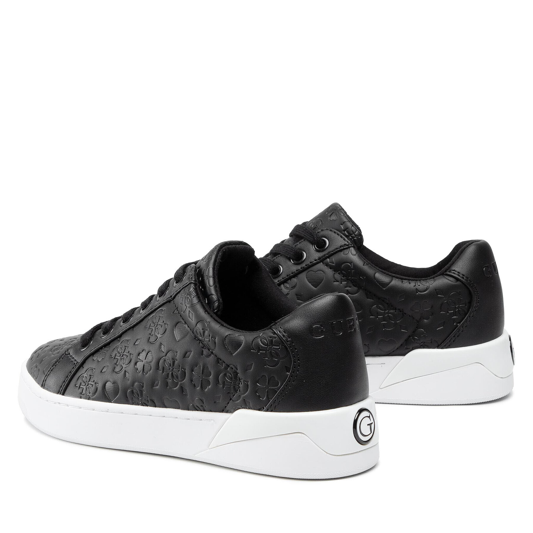 Guess Сникърси FL8RY3 FAL12 Черен - Pepit.bg