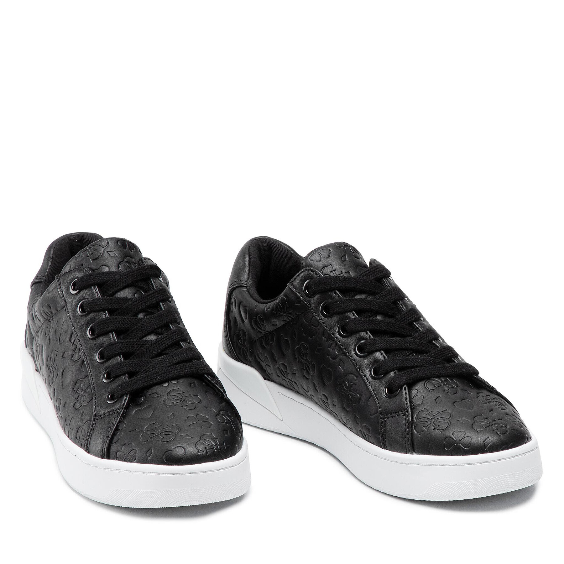 Guess Сникърси FL8RY3 FAL12 Черен - Pepit.bg