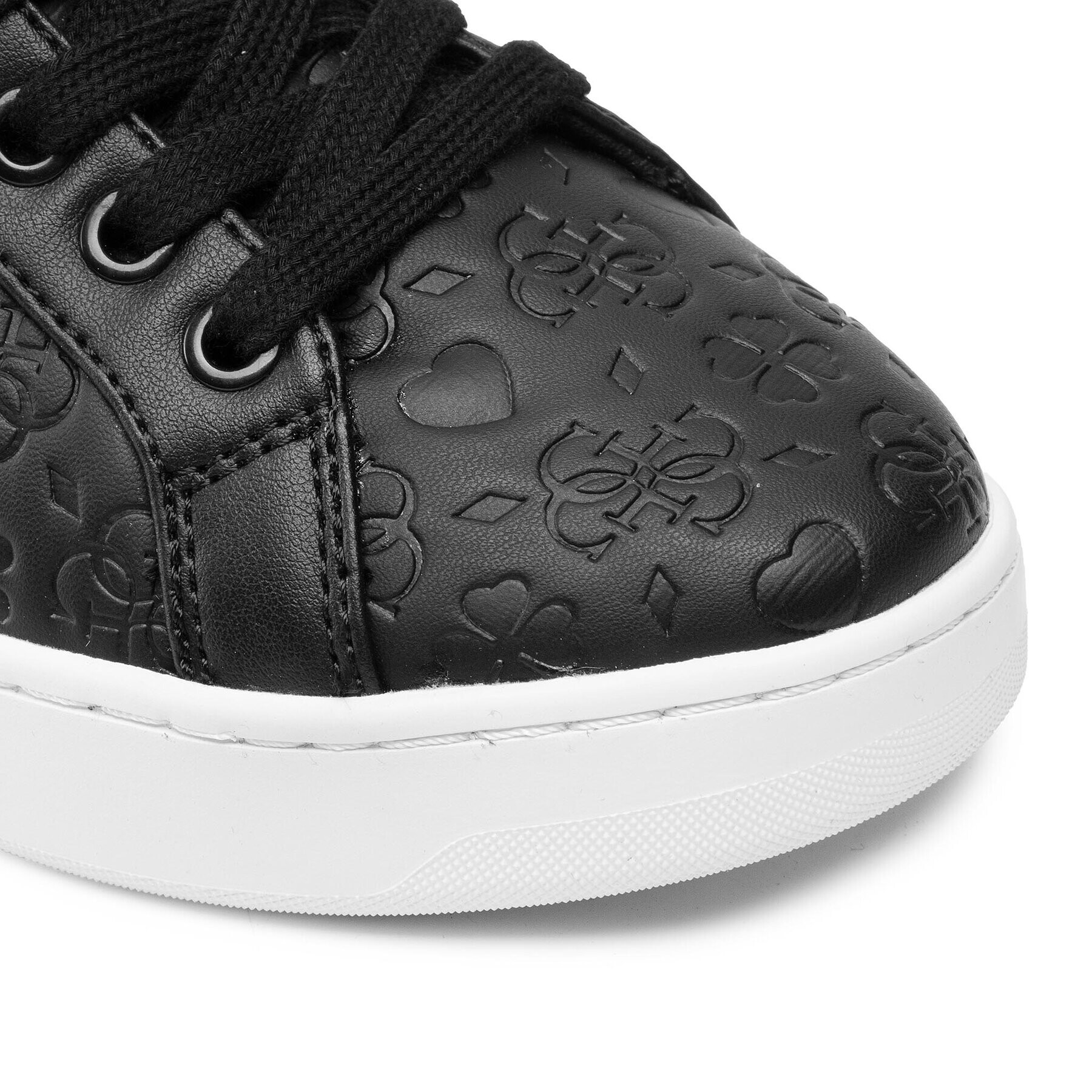 Guess Сникърси FL8RY3 FAL12 Черен - Pepit.bg