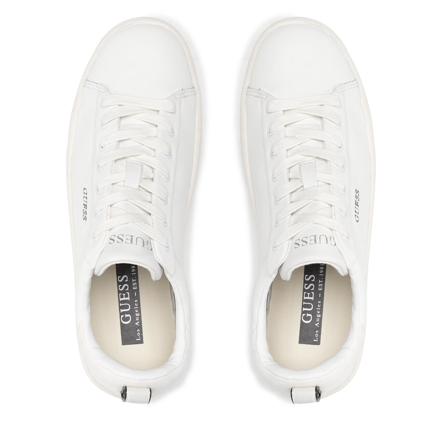 Guess Сникърси FMVIC8 LEA12 Бял - Pepit.bg