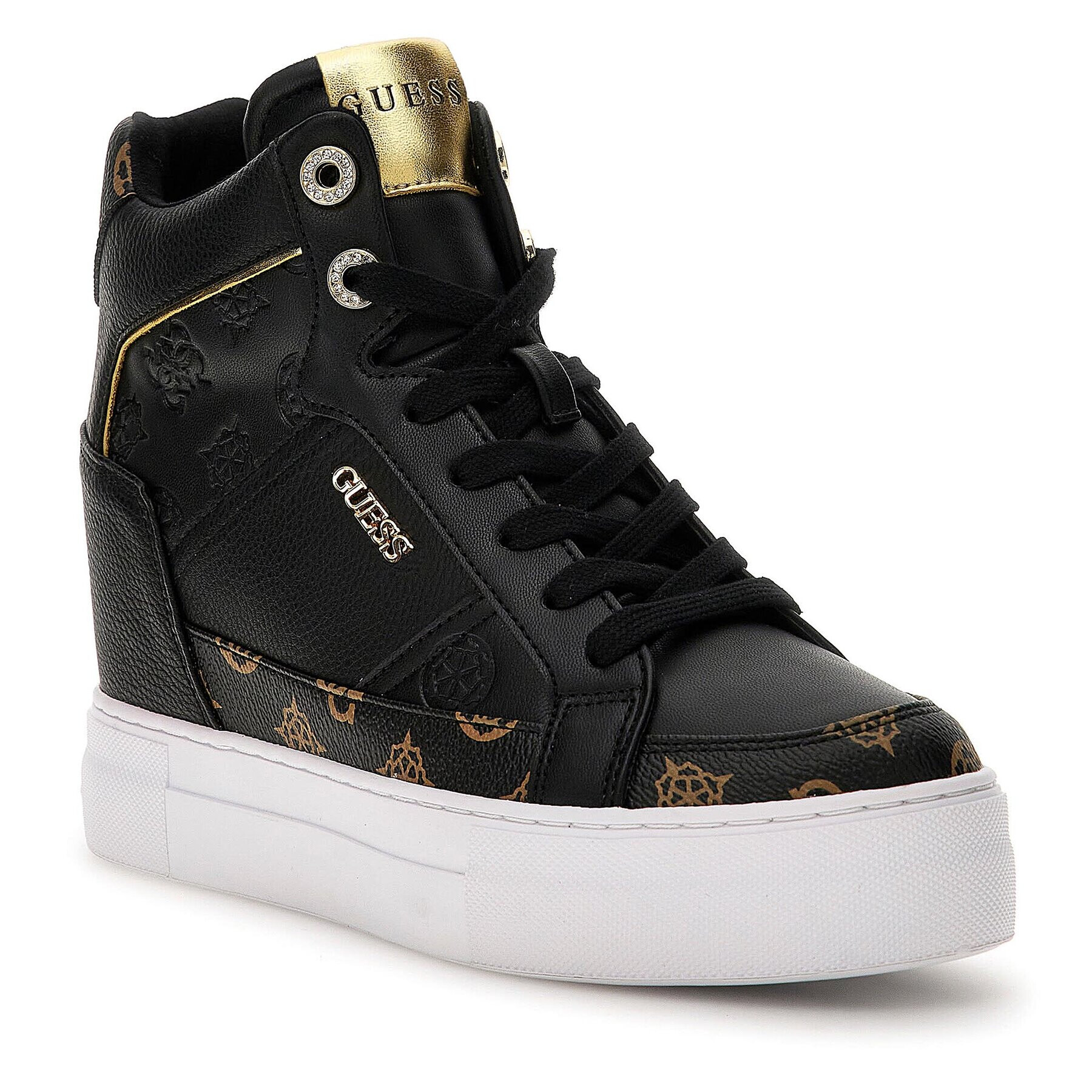 Guess Сникърси Fridan FL7FRI FAL12 Черен - Pepit.bg