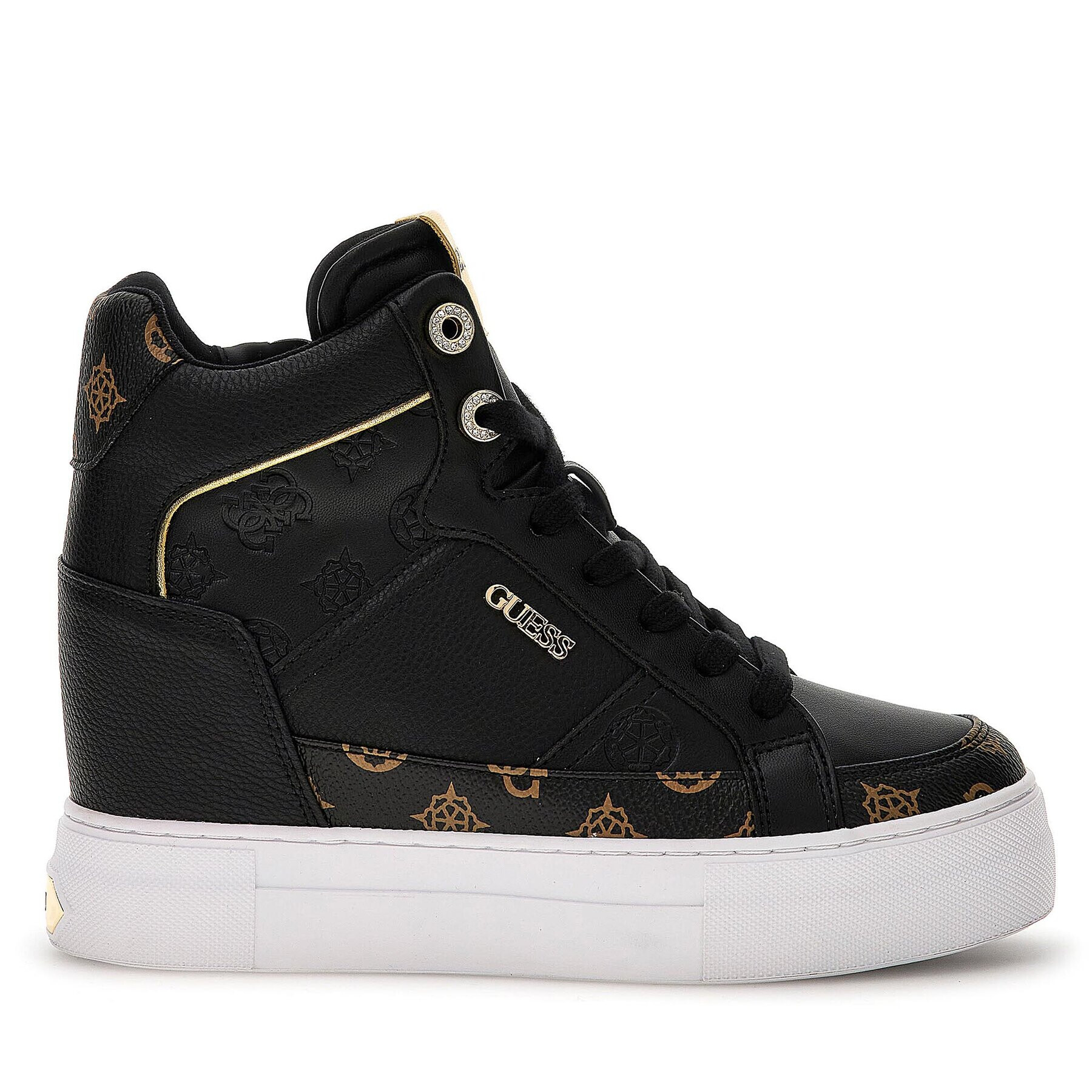 Guess Сникърси Fridan FL7FRI FAL12 Черен - Pepit.bg