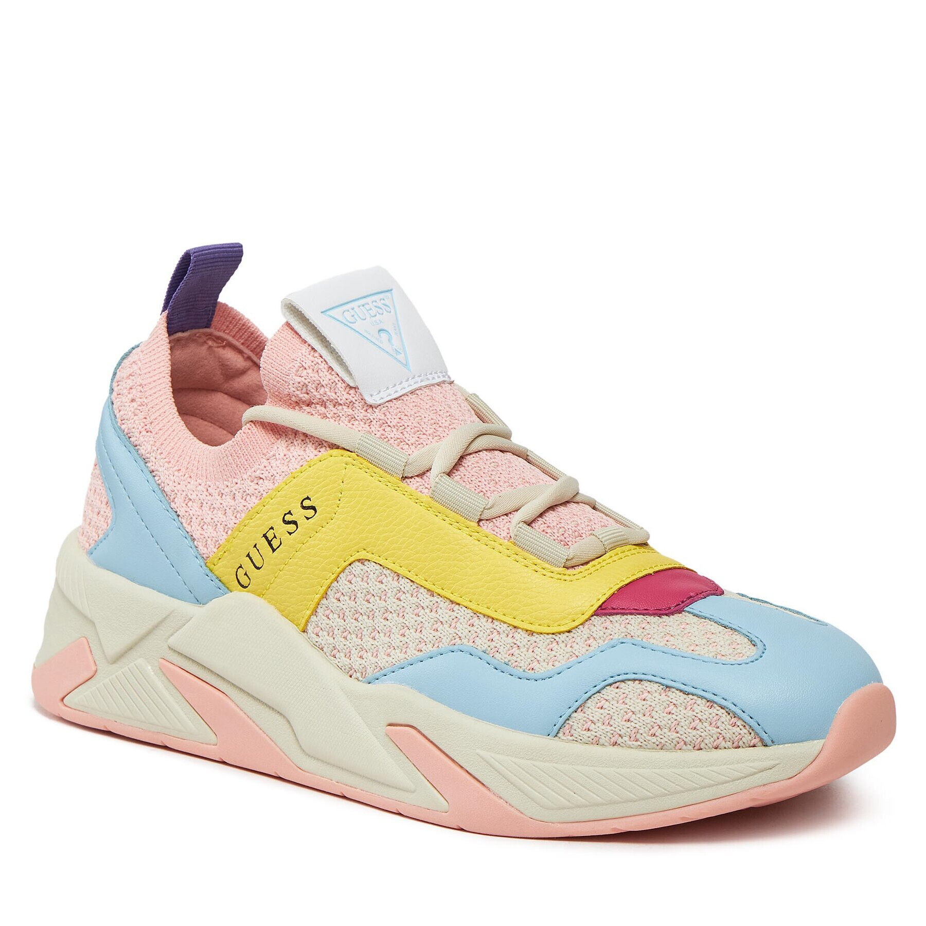 Guess Сникърси Geniver2 FLPGE2 FAB12 Розов - Pepit.bg