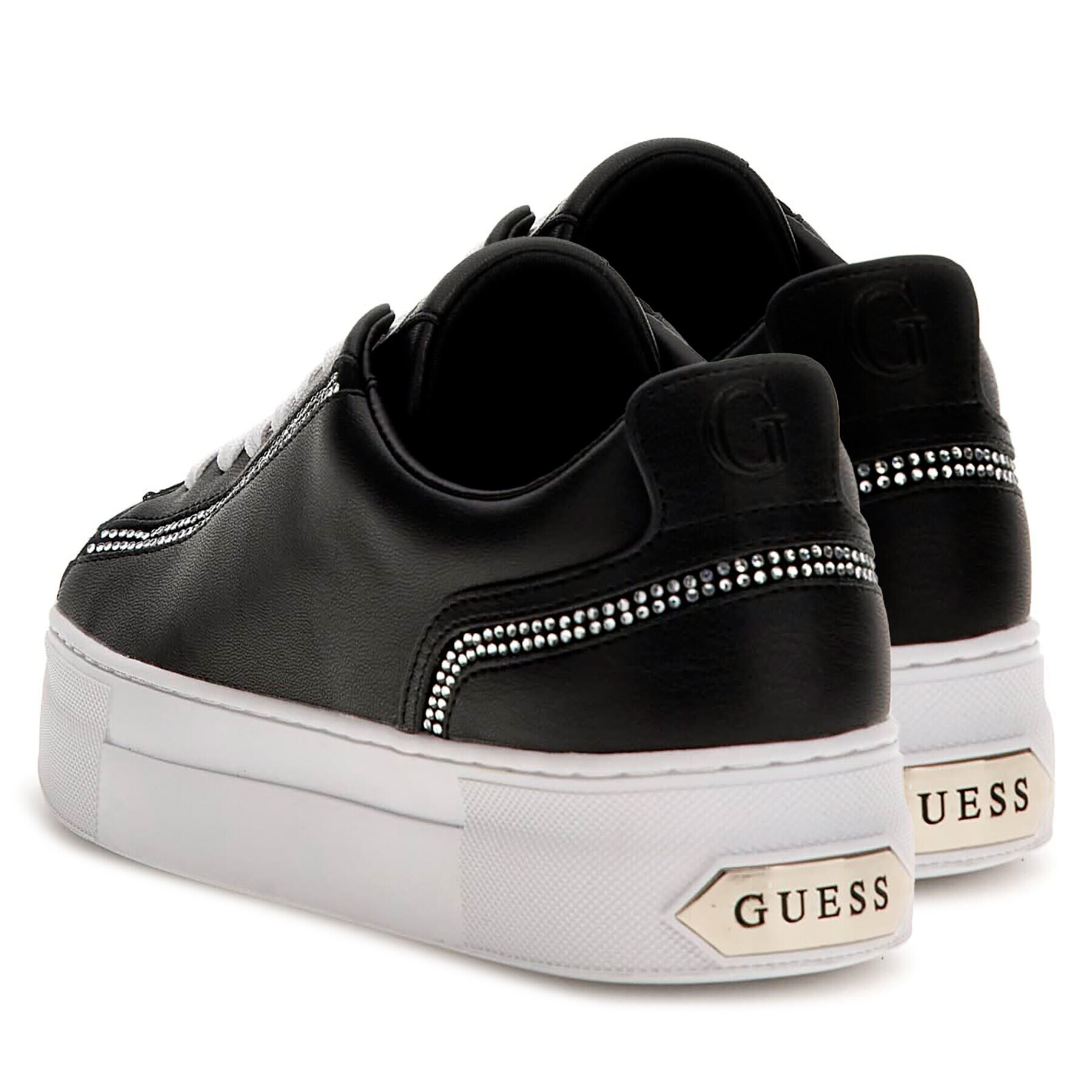 Guess Сникърси Gianele2 FL7G2N ELE12 Черен - Pepit.bg