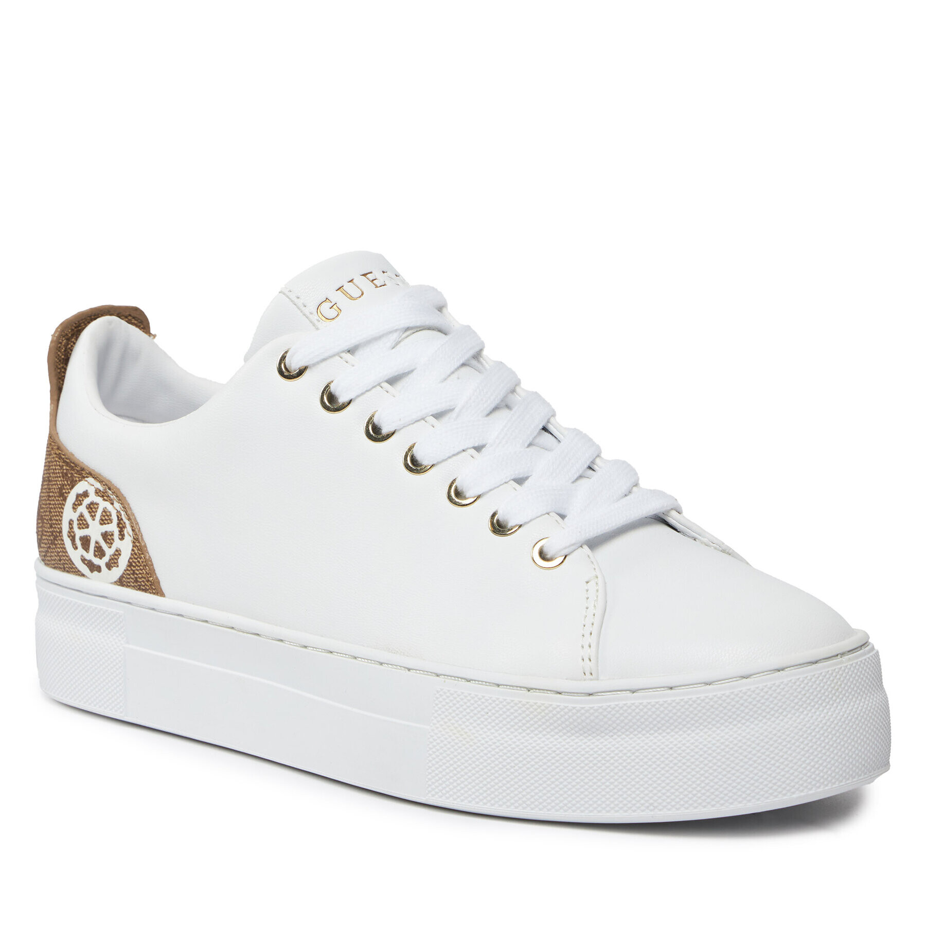 Guess Сникърси Gianele4 FLPGN4 ELE12 Бял - Pepit.bg