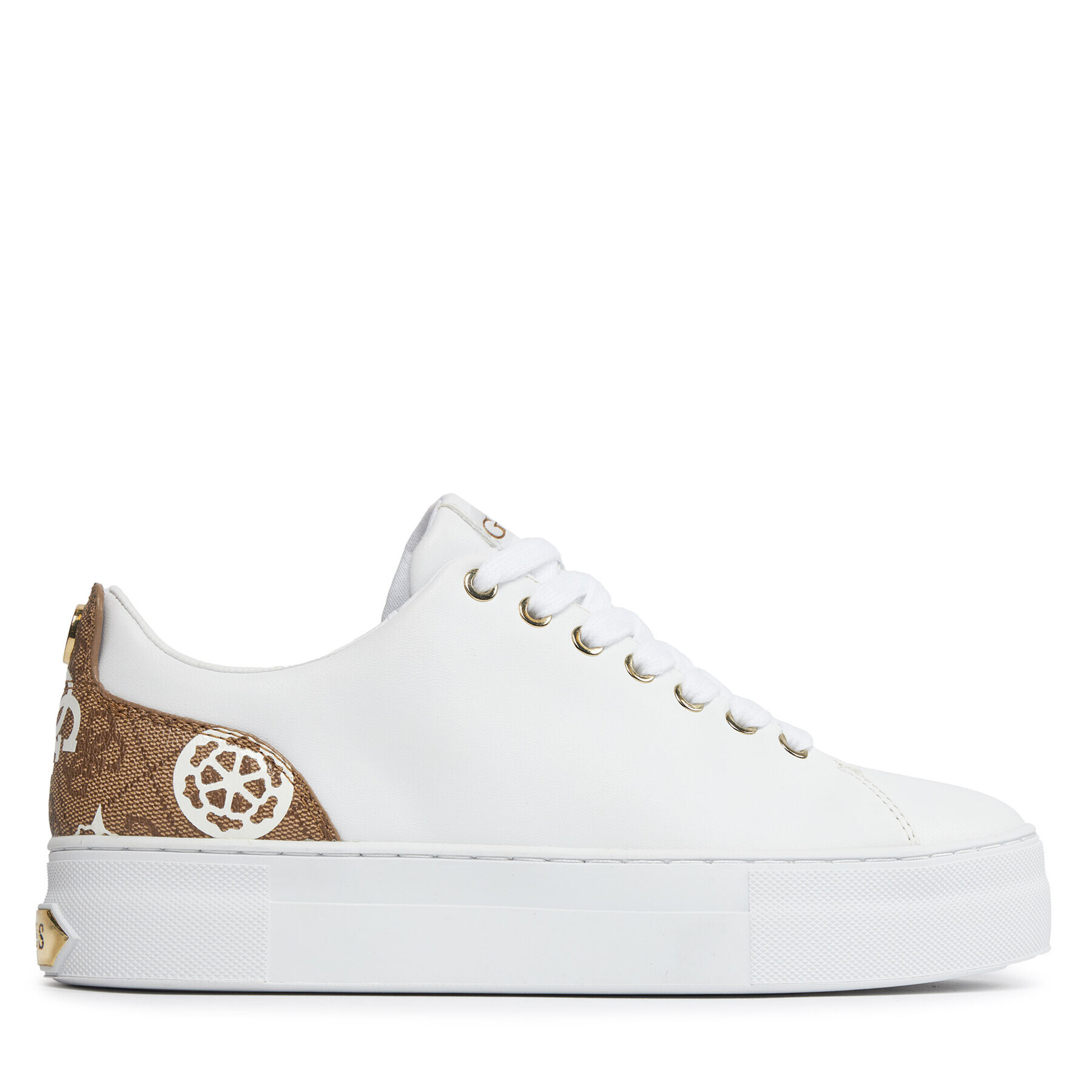 Guess Сникърси Gianele4 FLPGN4 ELE12 Бял - Pepit.bg