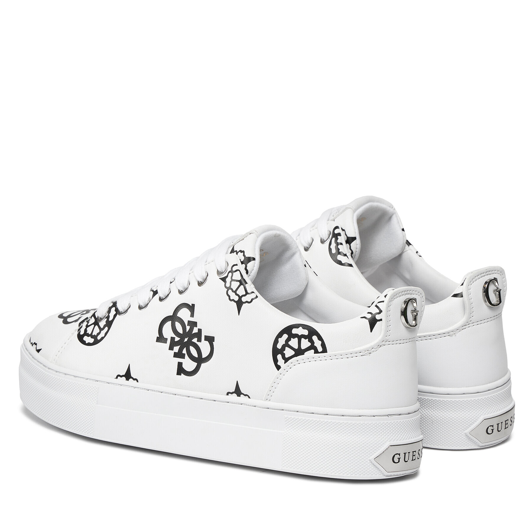 Guess Сникърси Gianele4 FLPGN4 ELE12 Бял - Pepit.bg