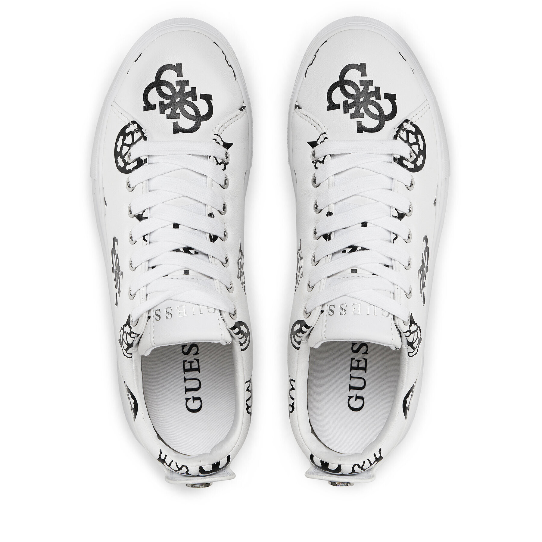 Guess Сникърси Gianele4 FLPGN4 ELE12 Бял - Pepit.bg