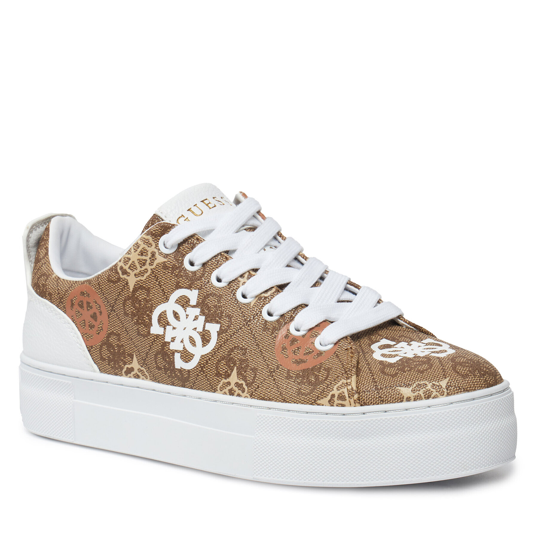 Guess Сникърси Gianele4 FLPGN4 FAL12 Кафяв - Pepit.bg