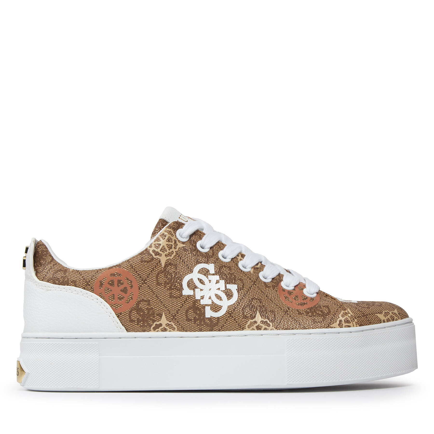 Guess Сникърси Gianele4 FLPGN4 FAL12 Кафяв - Pepit.bg