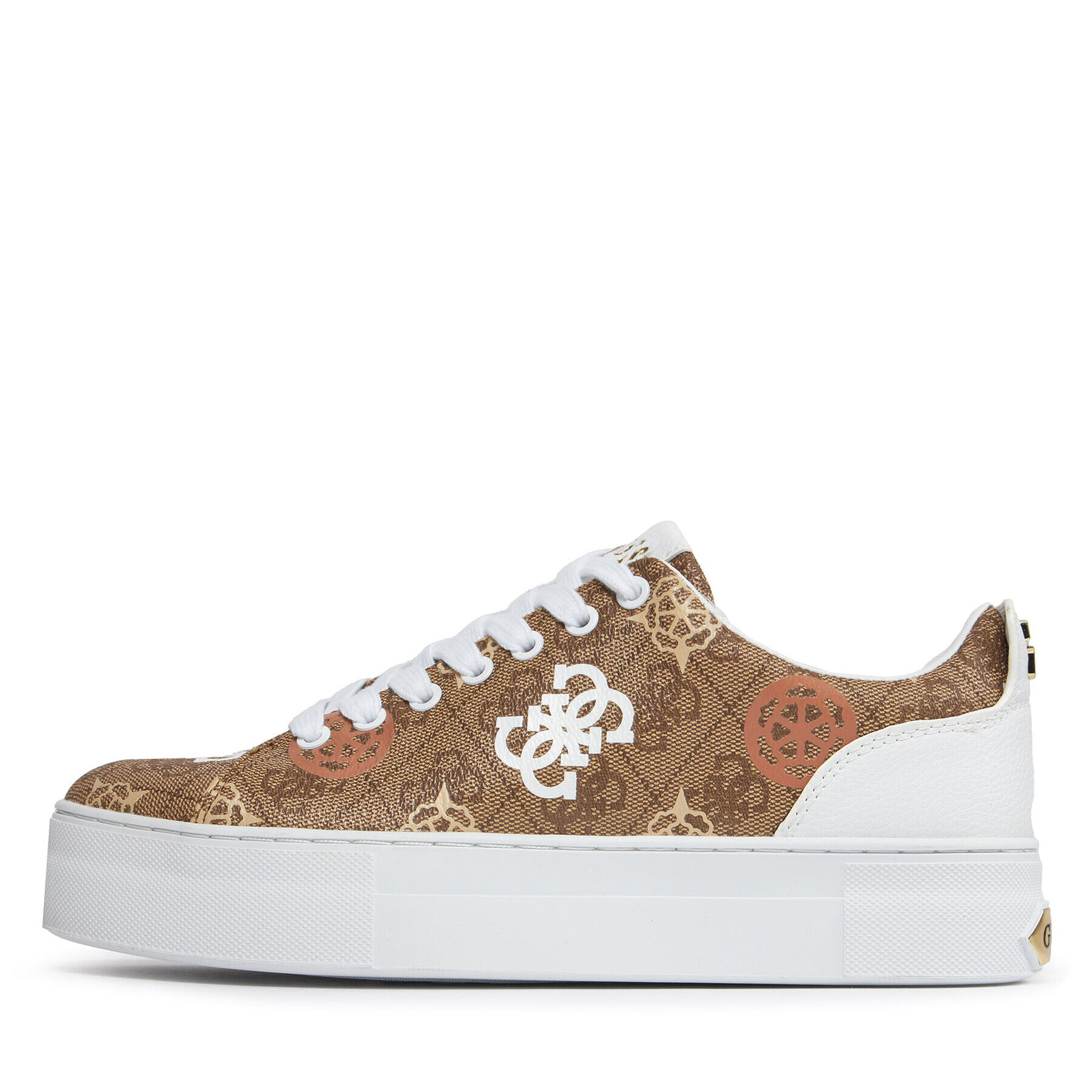Guess Сникърси Gianele4 FLPGN4 FAL12 Кафяв - Pepit.bg