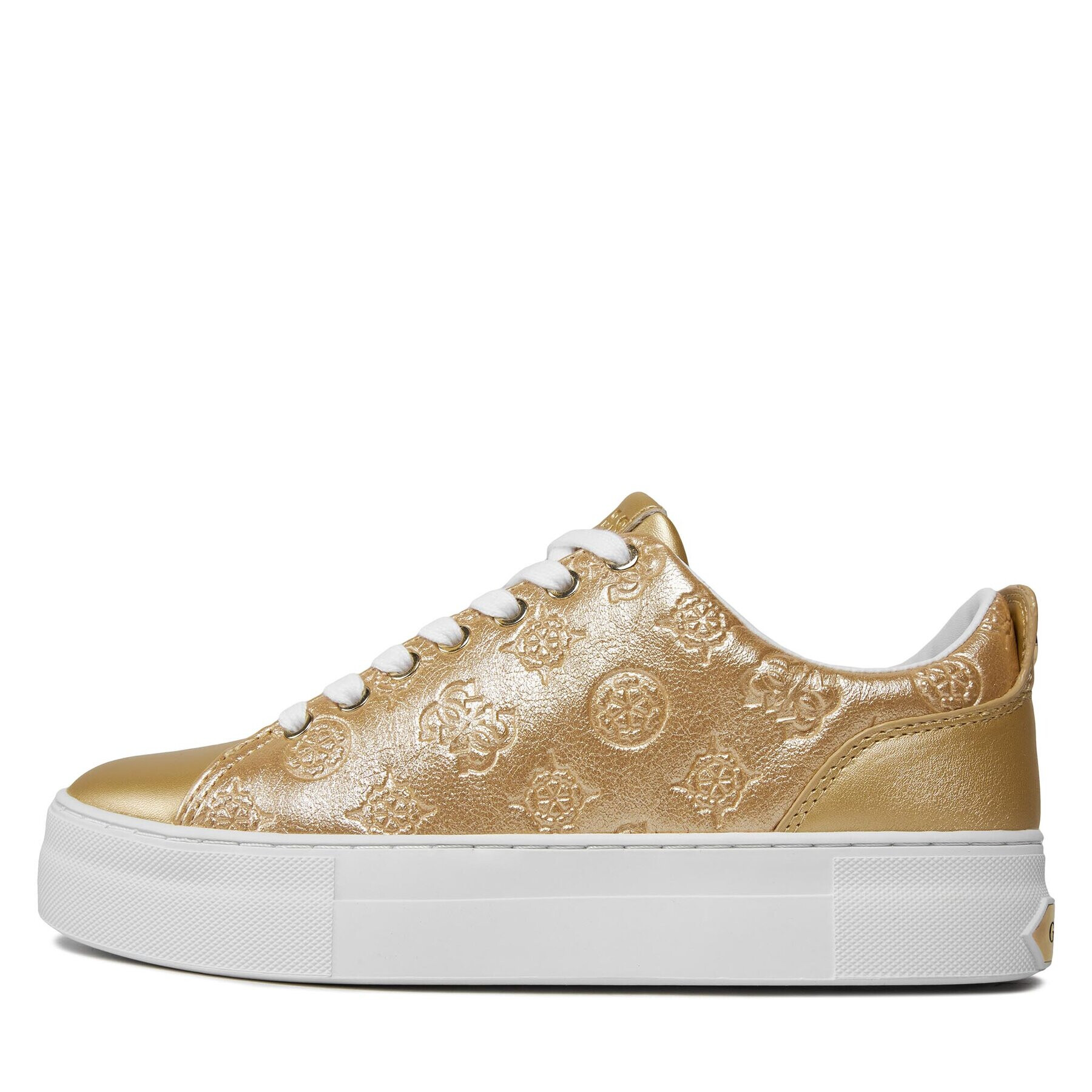 Guess Сникърси Gianele4 FLPGN4 LEL12 Златист - Pepit.bg