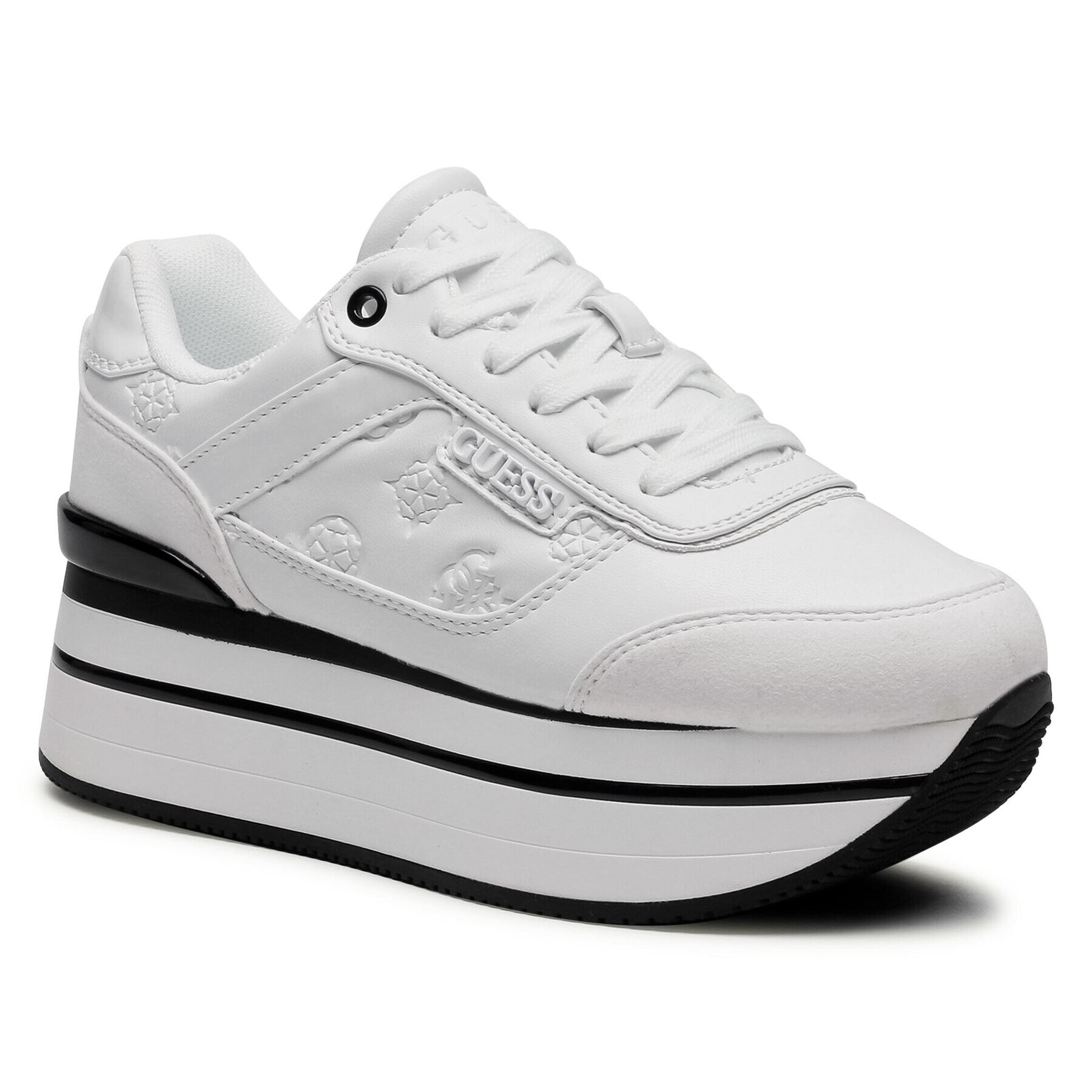 Guess Сникърси Hansin FL5HNS PEL12 Бял - Pepit.bg