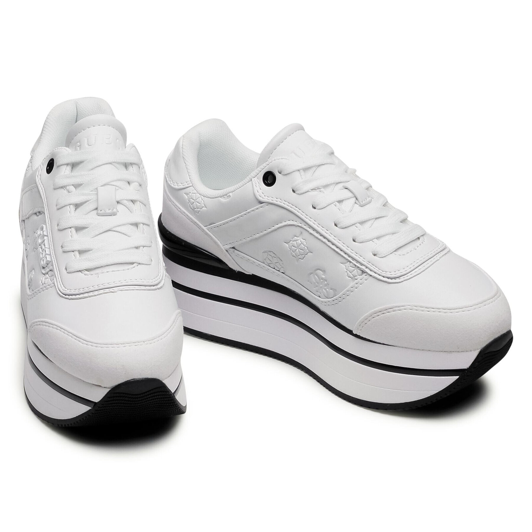 Guess Сникърси Hansin FL5HNS PEL12 Бял - Pepit.bg