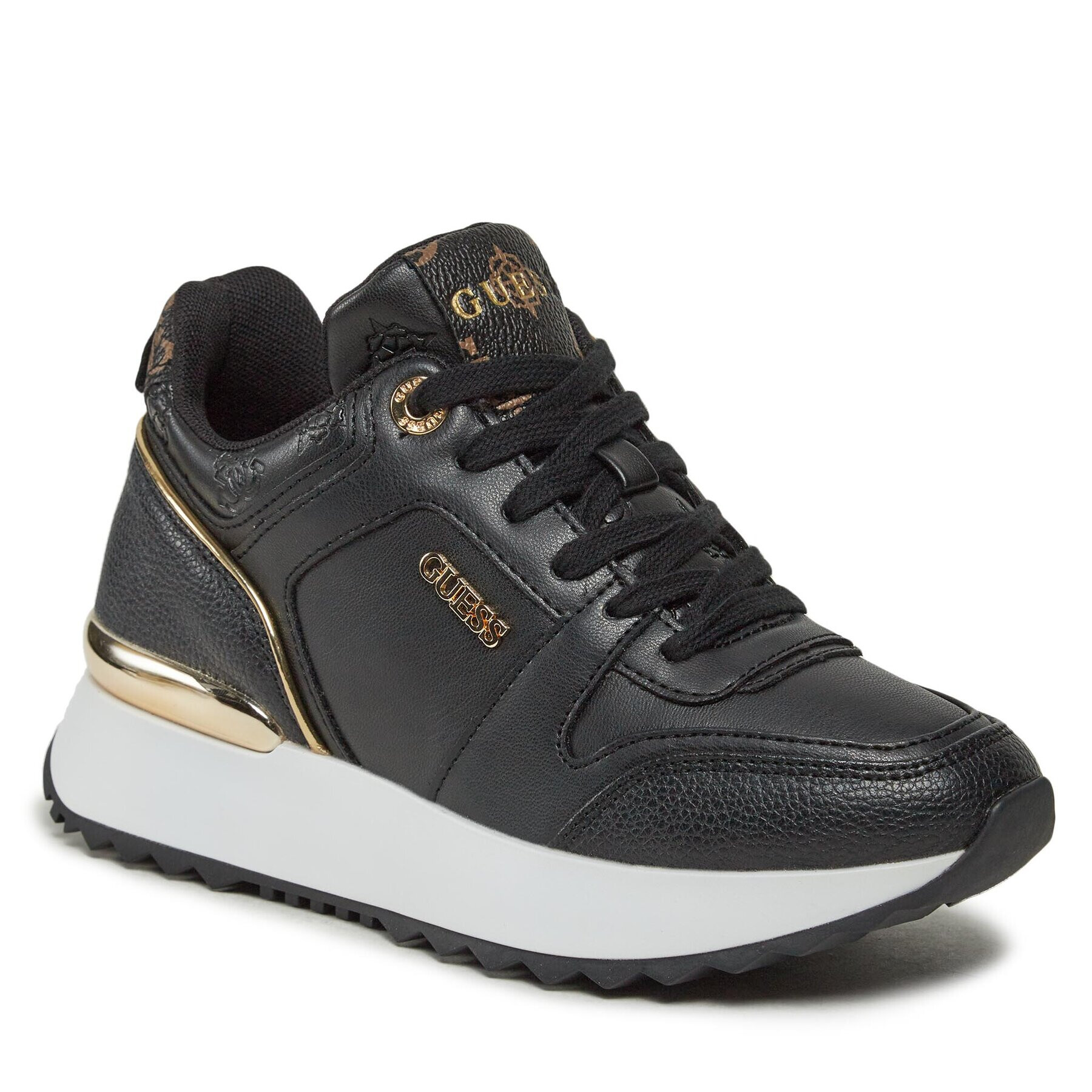 Guess Сникърси Kaddy FL8DDY ELE12 Черен - Pepit.bg