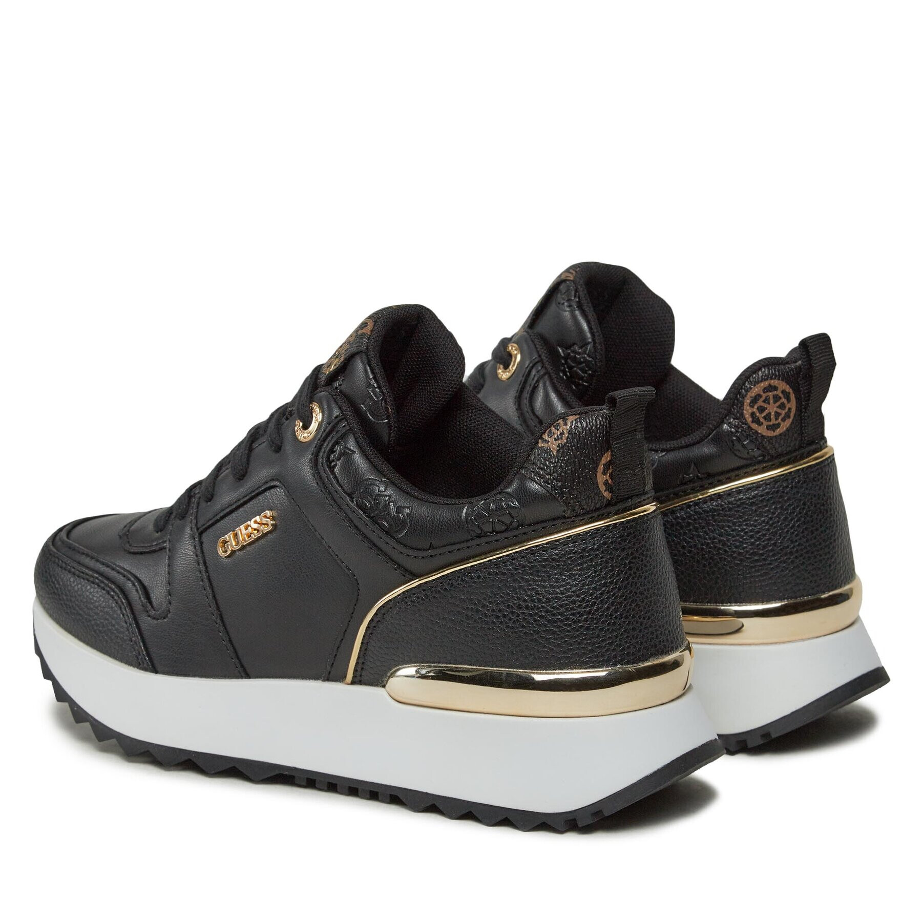 Guess Сникърси Kaddy FL8DDY ELE12 Черен - Pepit.bg