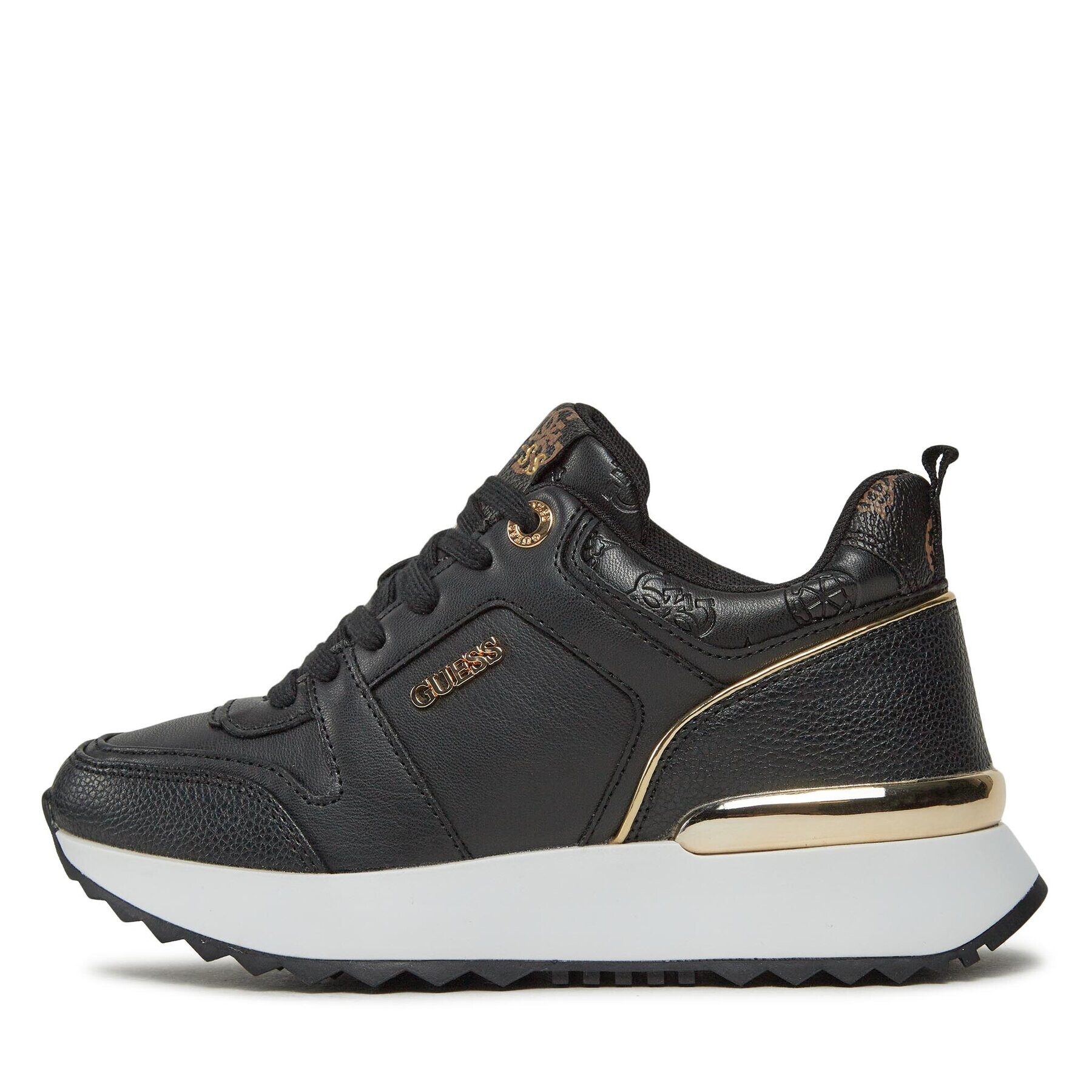 Guess Сникърси Kaddy FL8DDY ELE12 Черен - Pepit.bg