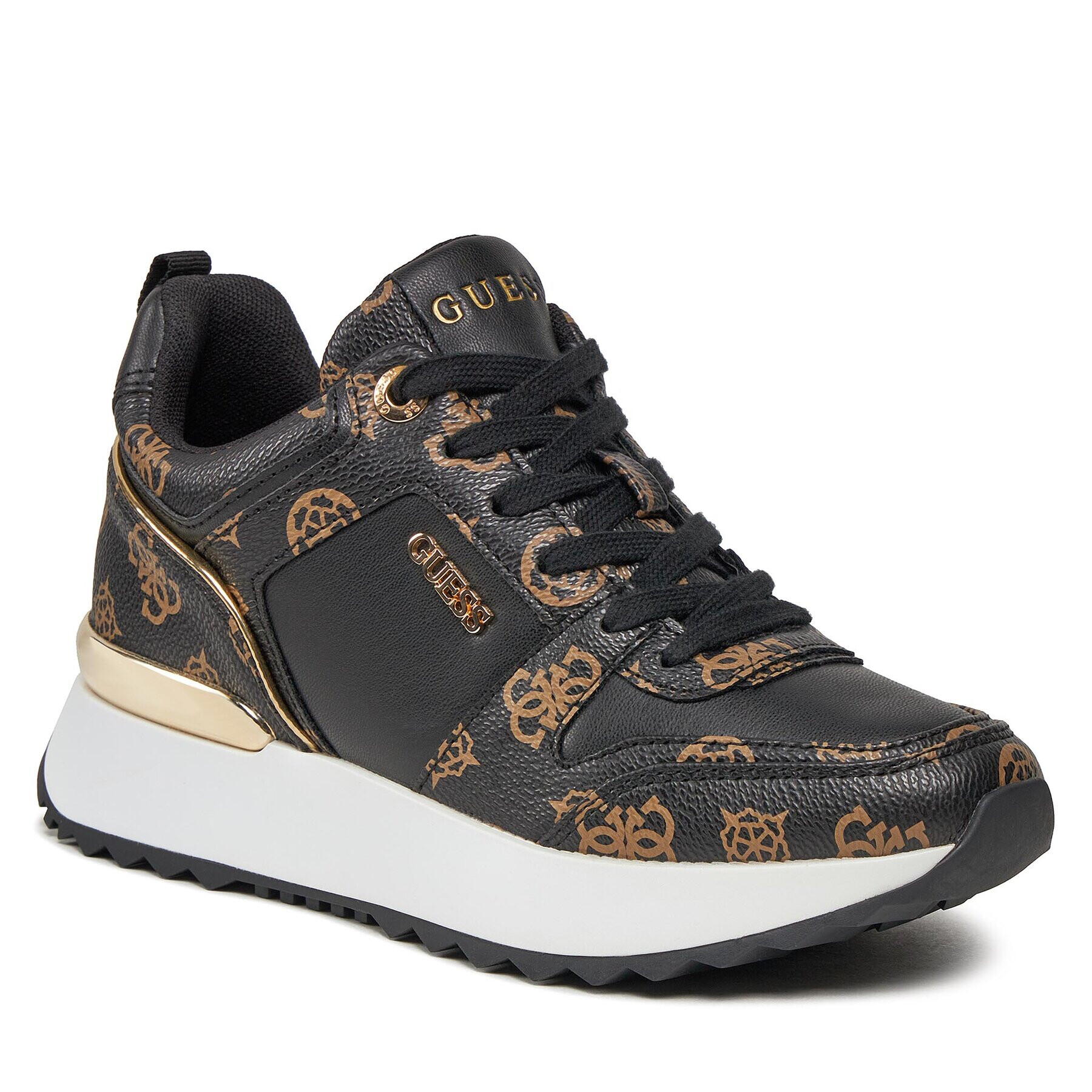 Guess Сникърси Kaddy FL8DDY FAL12 Кафяв - Pepit.bg