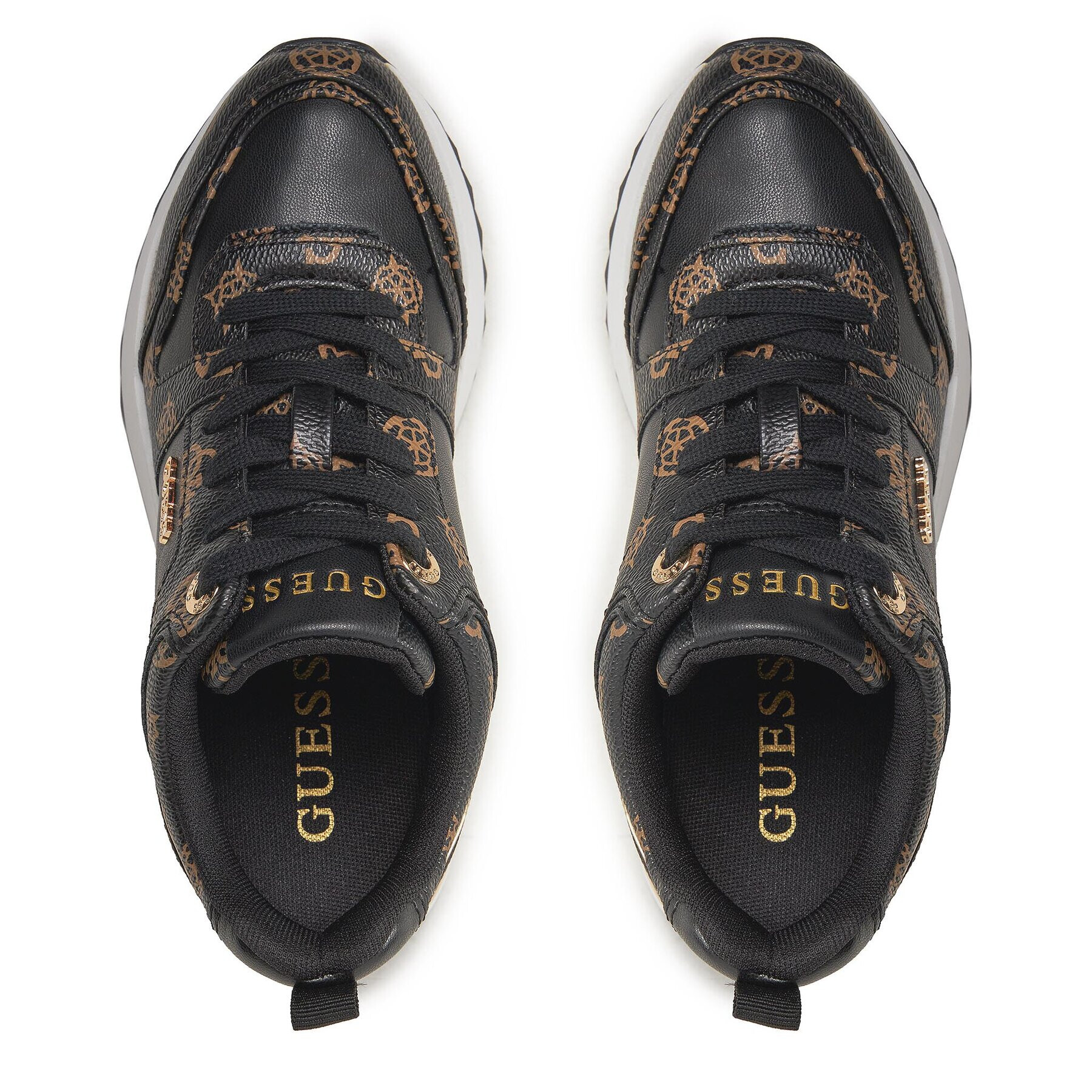 Guess Сникърси Kaddy FL8DDY FAL12 Кафяв - Pepit.bg