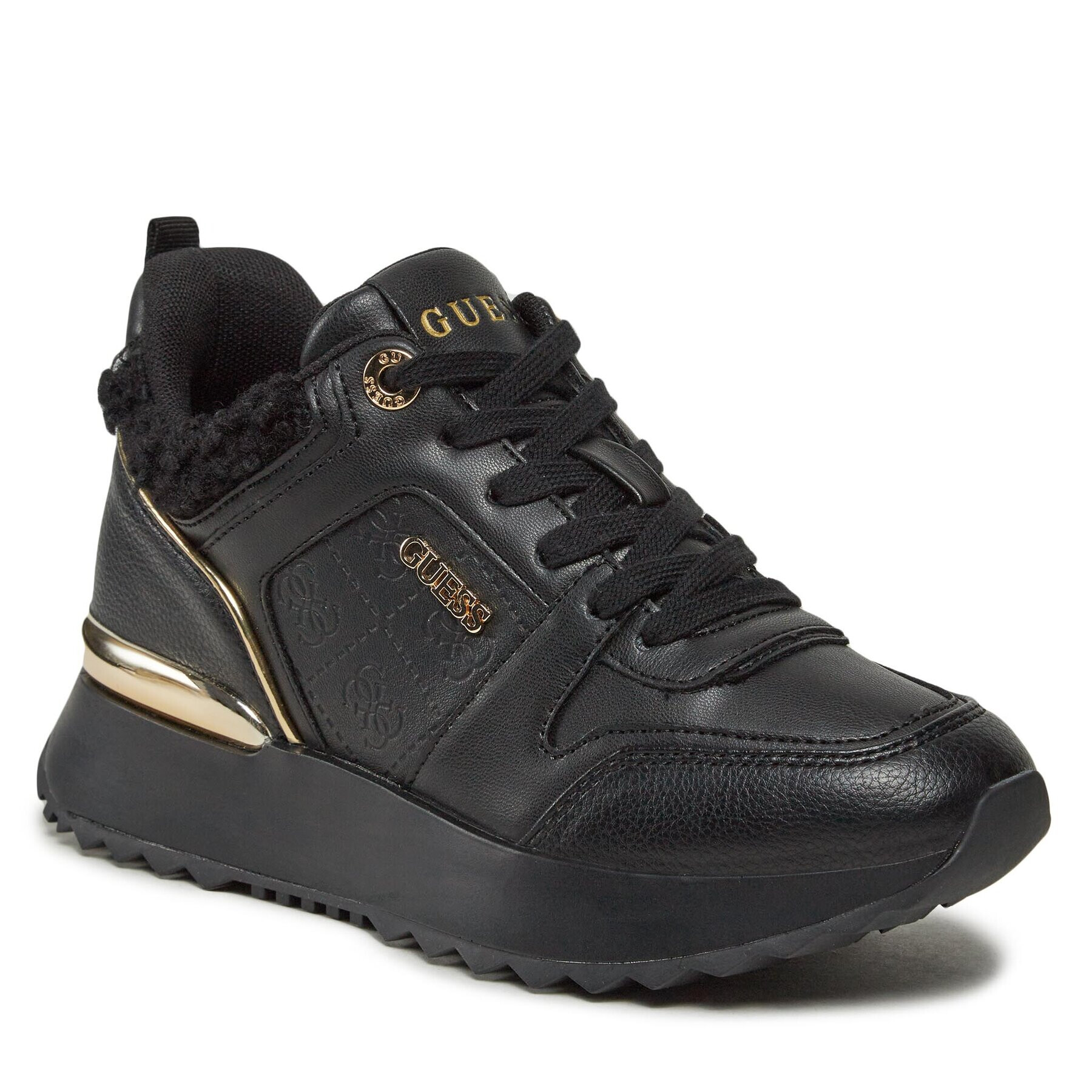 Guess Сникърси Kaddy2 FL8DD2 ELE12 Черен - Pepit.bg