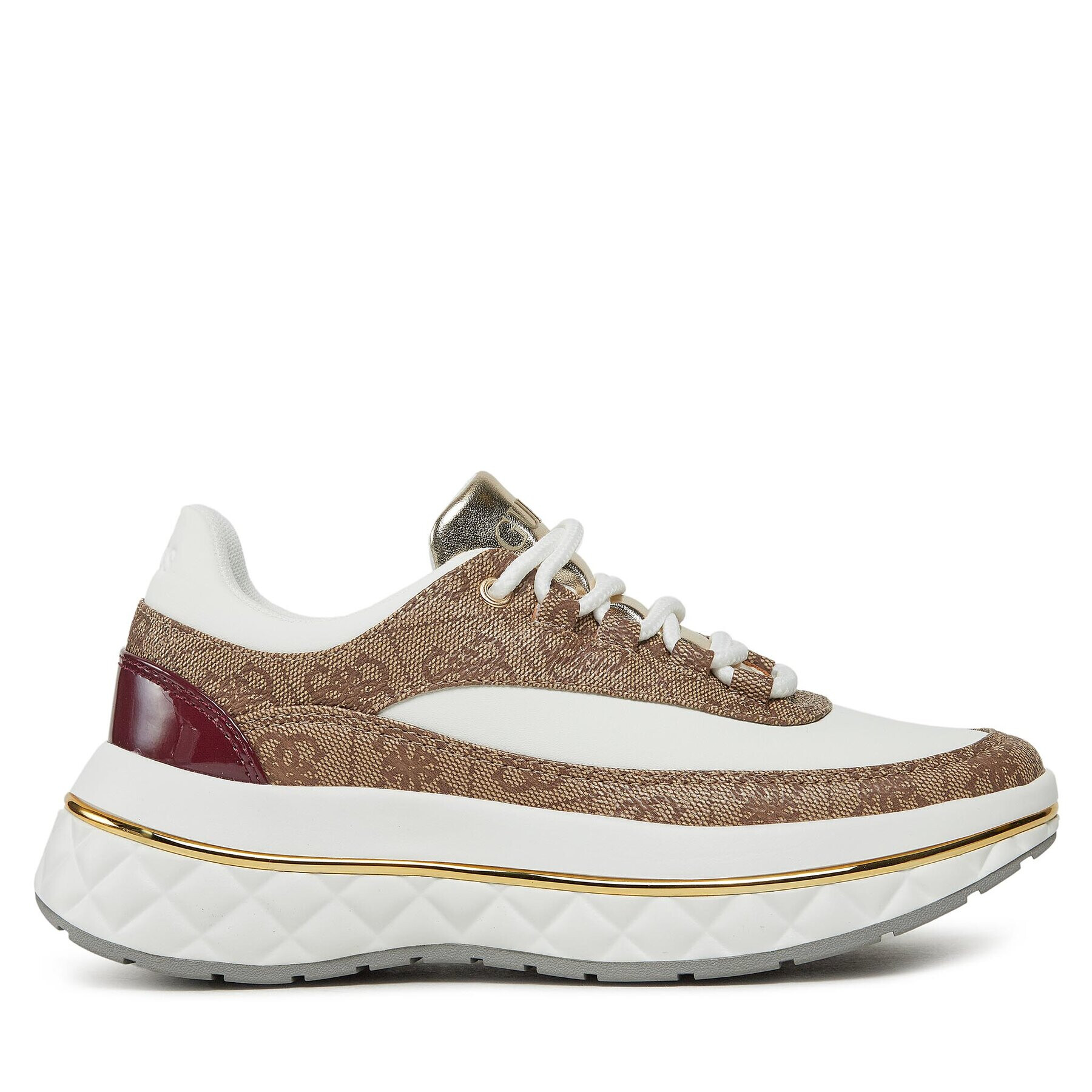 Guess Сникърси Kyra FL8KYR FAB12 Бежов - Pepit.bg