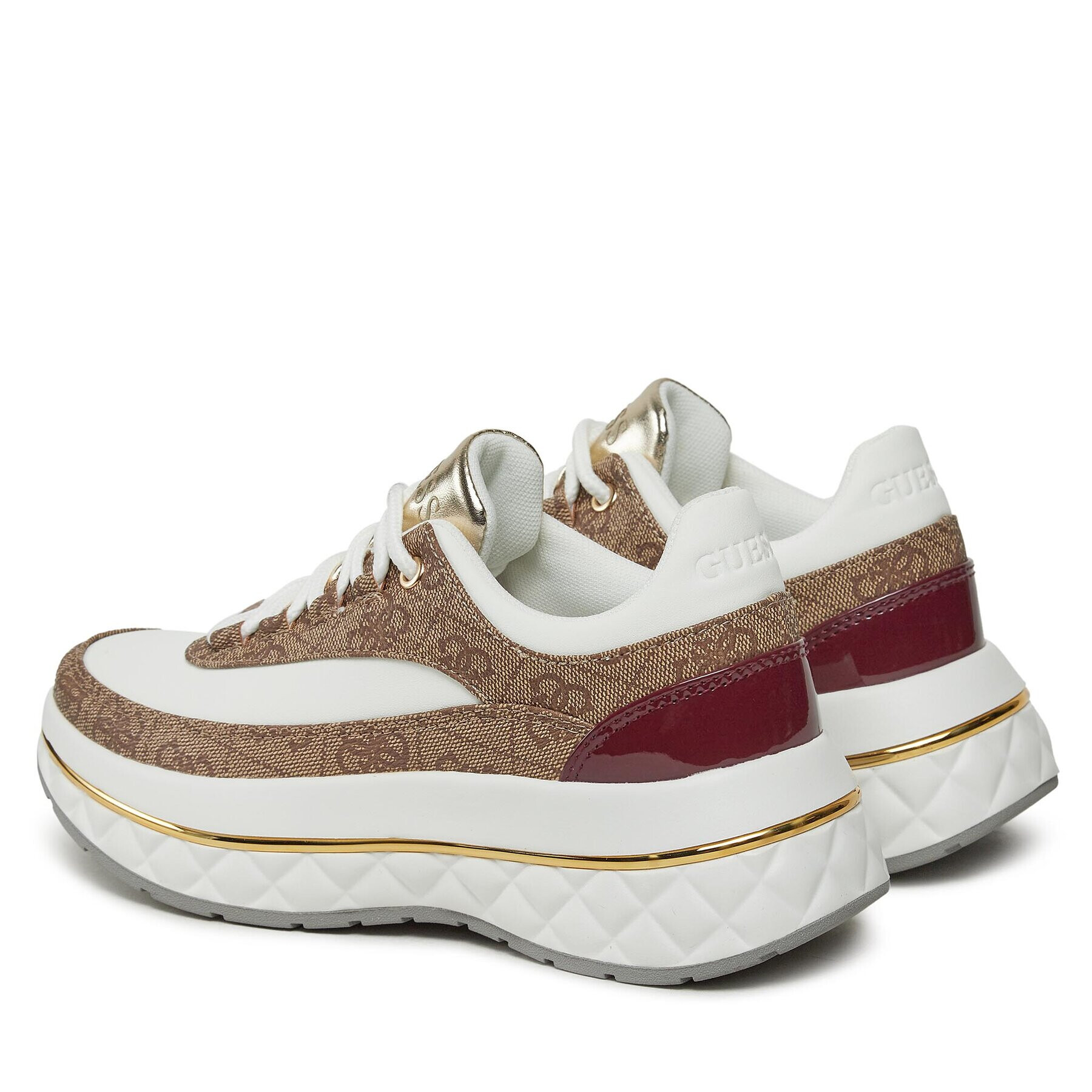 Guess Сникърси Kyra FL8KYR FAB12 Бежов - Pepit.bg