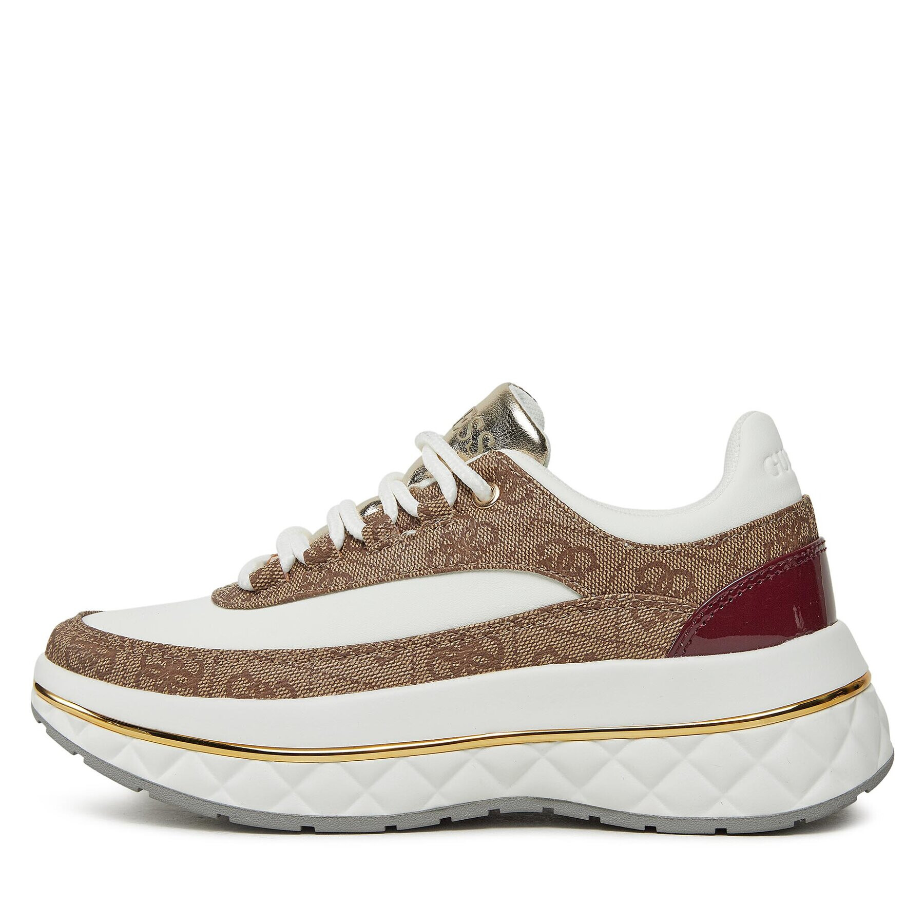 Guess Сникърси Kyra FL8KYR FAB12 Бежов - Pepit.bg