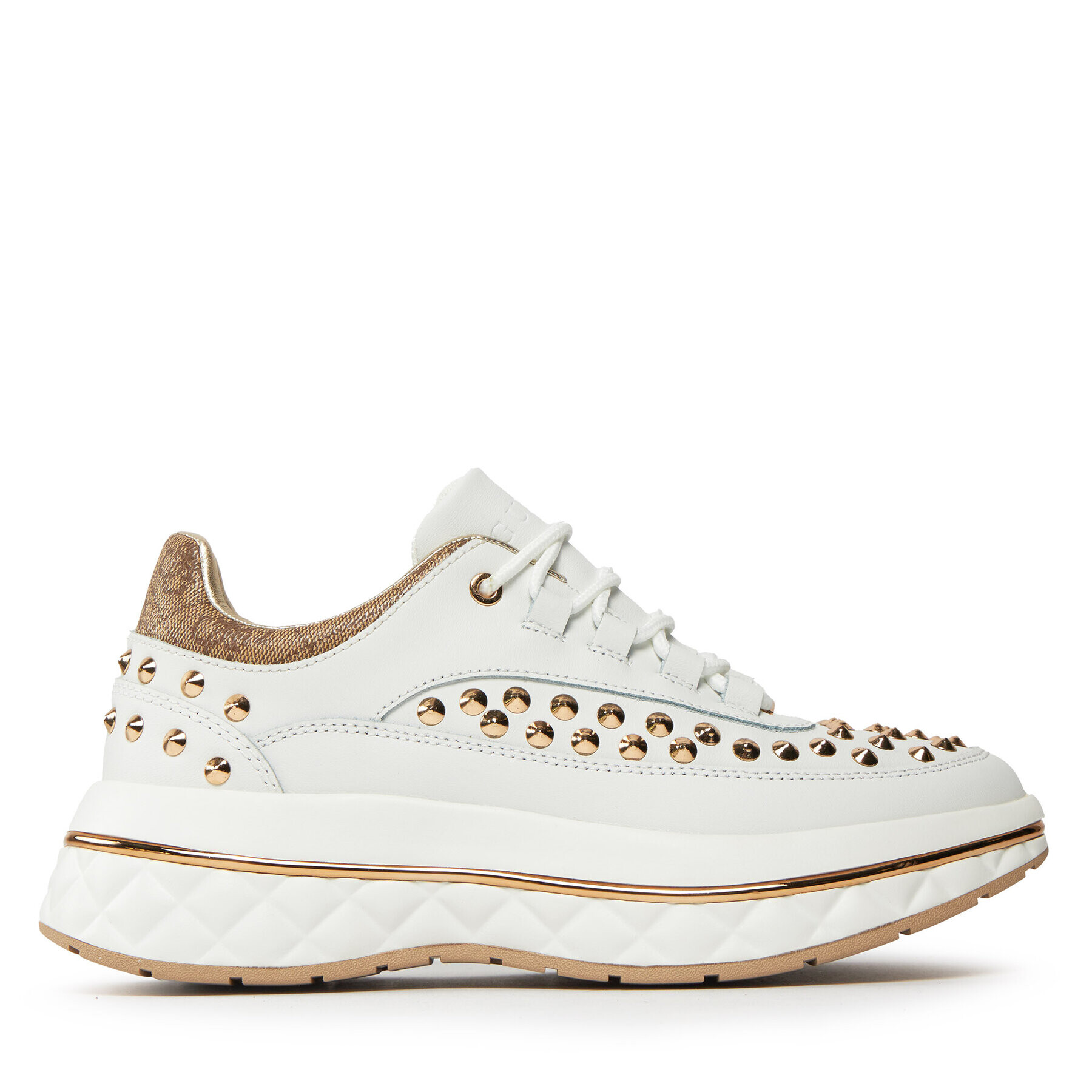 Guess Сникърси Kyra FLPKYR LEM12 Бял - Pepit.bg