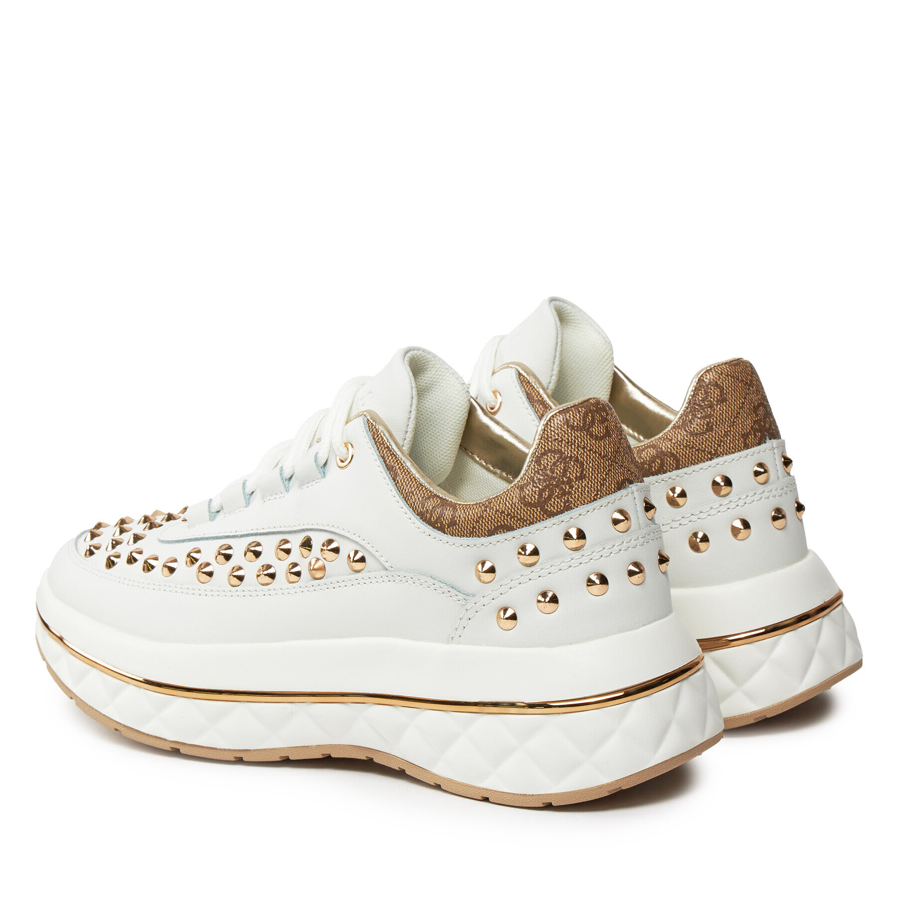 Guess Сникърси Kyra FLPKYR LEM12 Бял - Pepit.bg