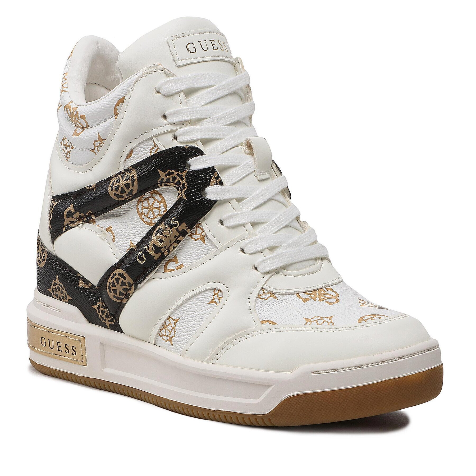 Guess Сникърси Lisa FL5LIS FAL12 Бял - Pepit.bg